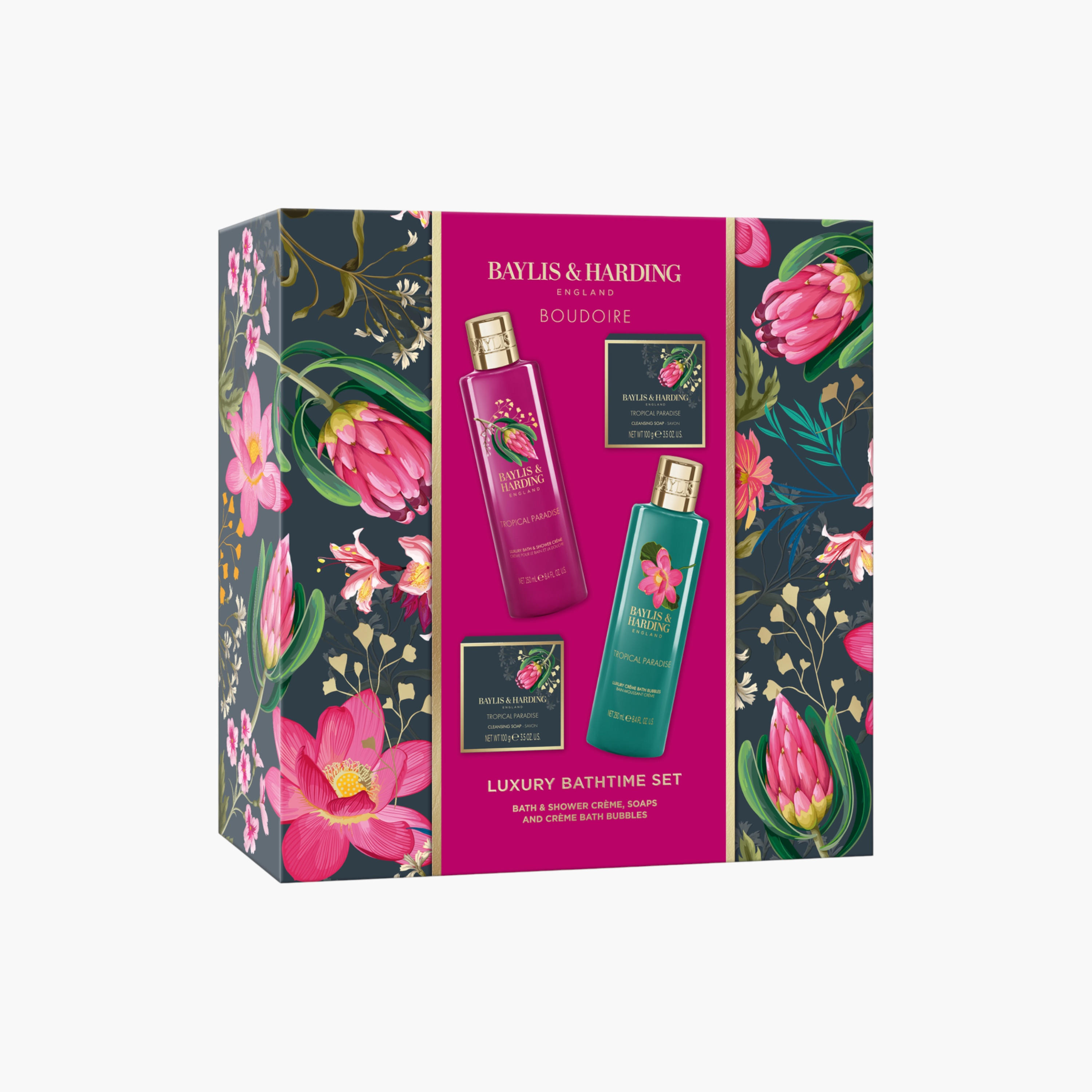 Baylis & Harding Tropical Paradise Bathing Gift Set-beautyandpersonalcare-bathandbody-giftsets-image-2