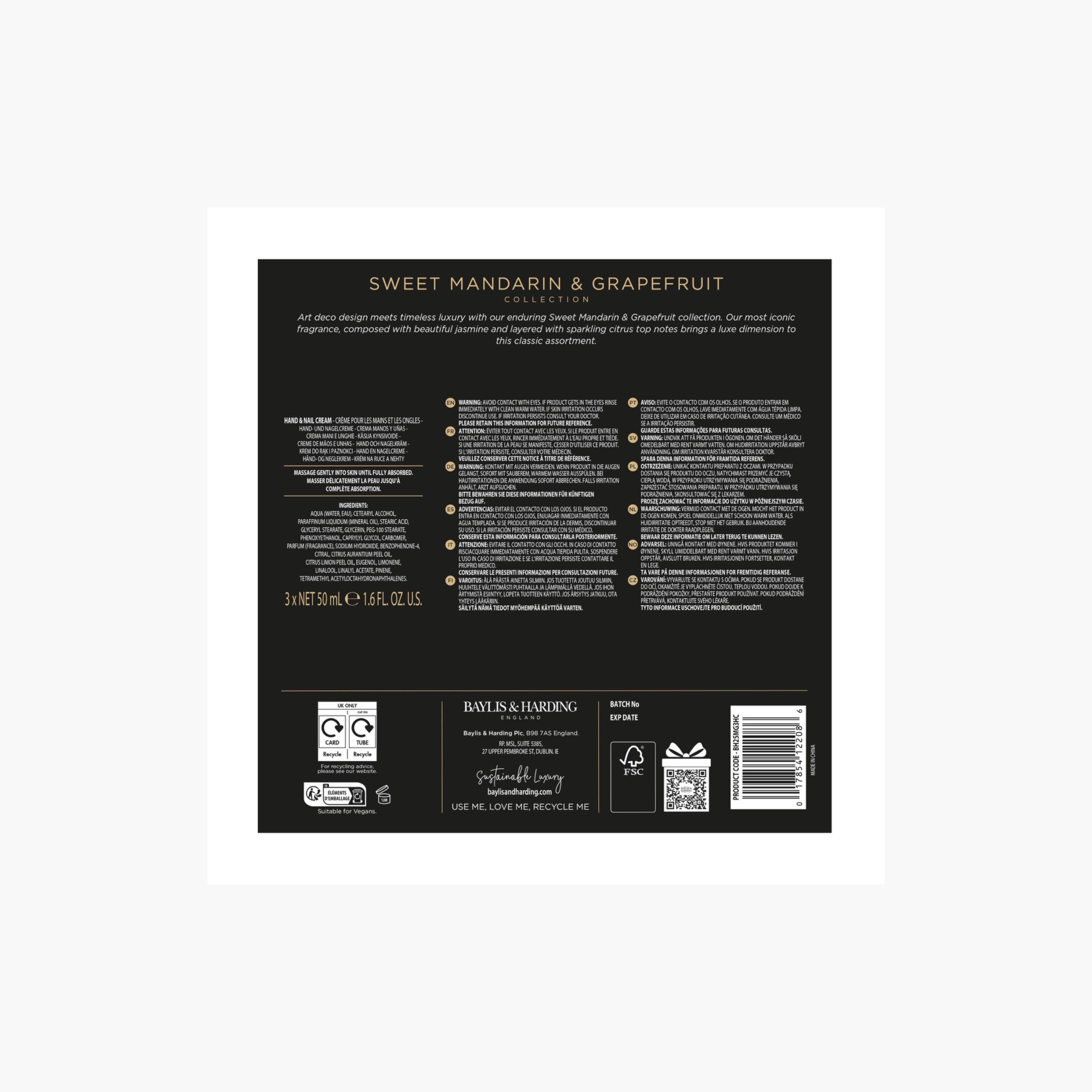 مجموعة كريمات اليد باليوسفي والجريب فروت بايلس أند هاردينج-beautyandpersonalcare-giftsets-image-8