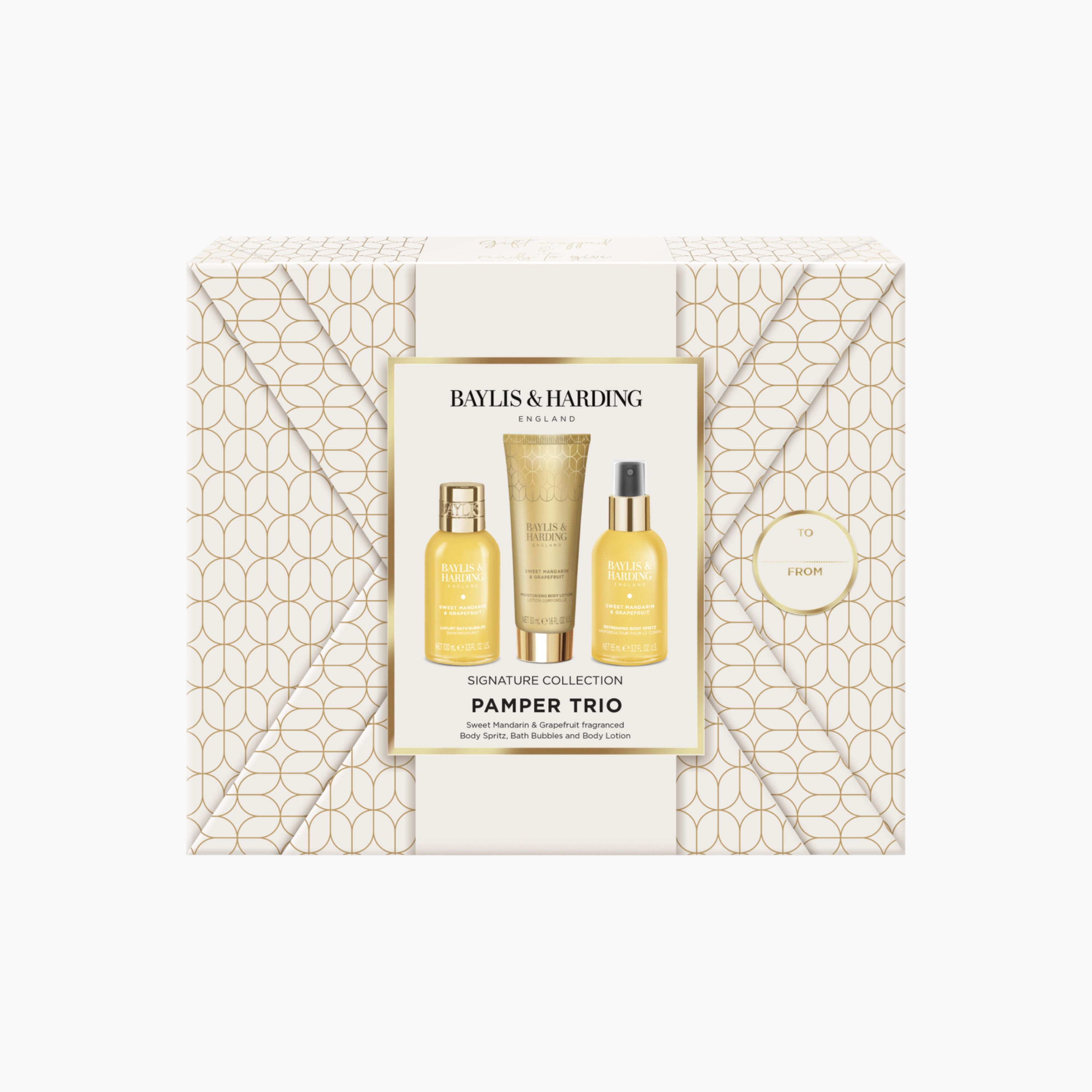 Baylis & Harding Sweet Mandarin Pamper Trio Gift Set-beautyandpersonalcare-bathandbody-giftsets-image-1
