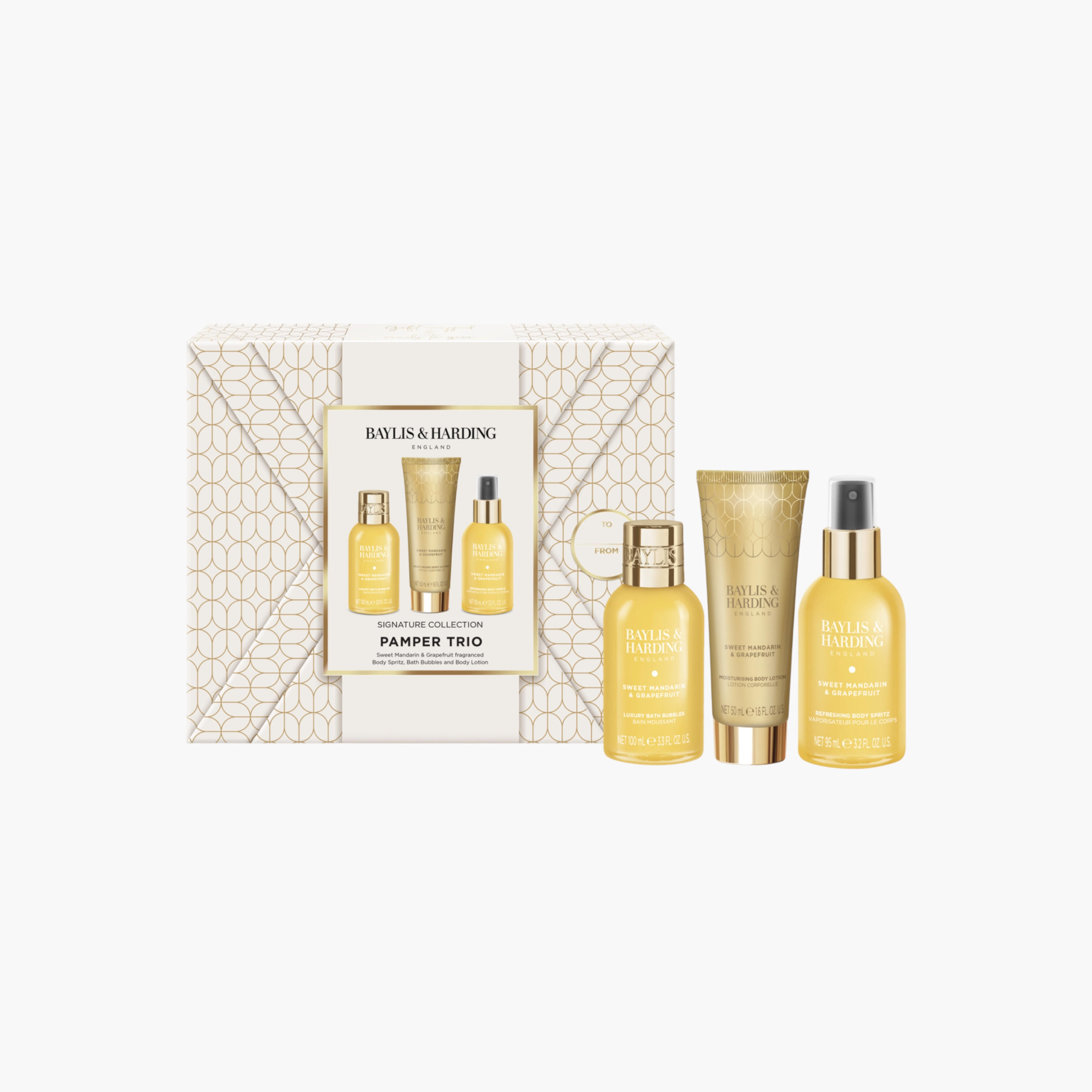 Baylis & Harding Sweet Mandarin Pamper Trio Gift Set-beautyandpersonalcare-bathandbody-giftsets-image-3