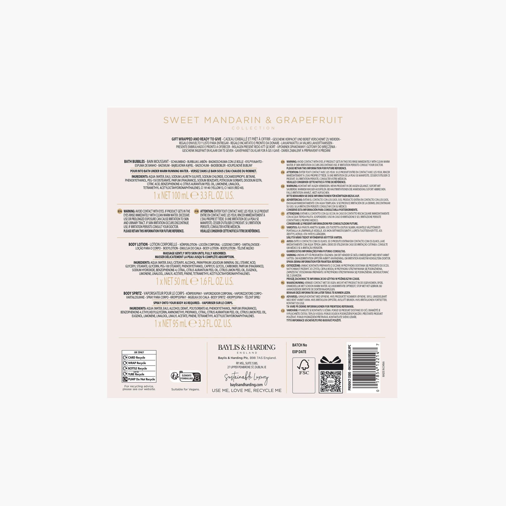 Baylis & Harding Sweet Mandarin Pamper Trio Gift Set-beautyandpersonalcare-bathandbody-giftsets-image-8