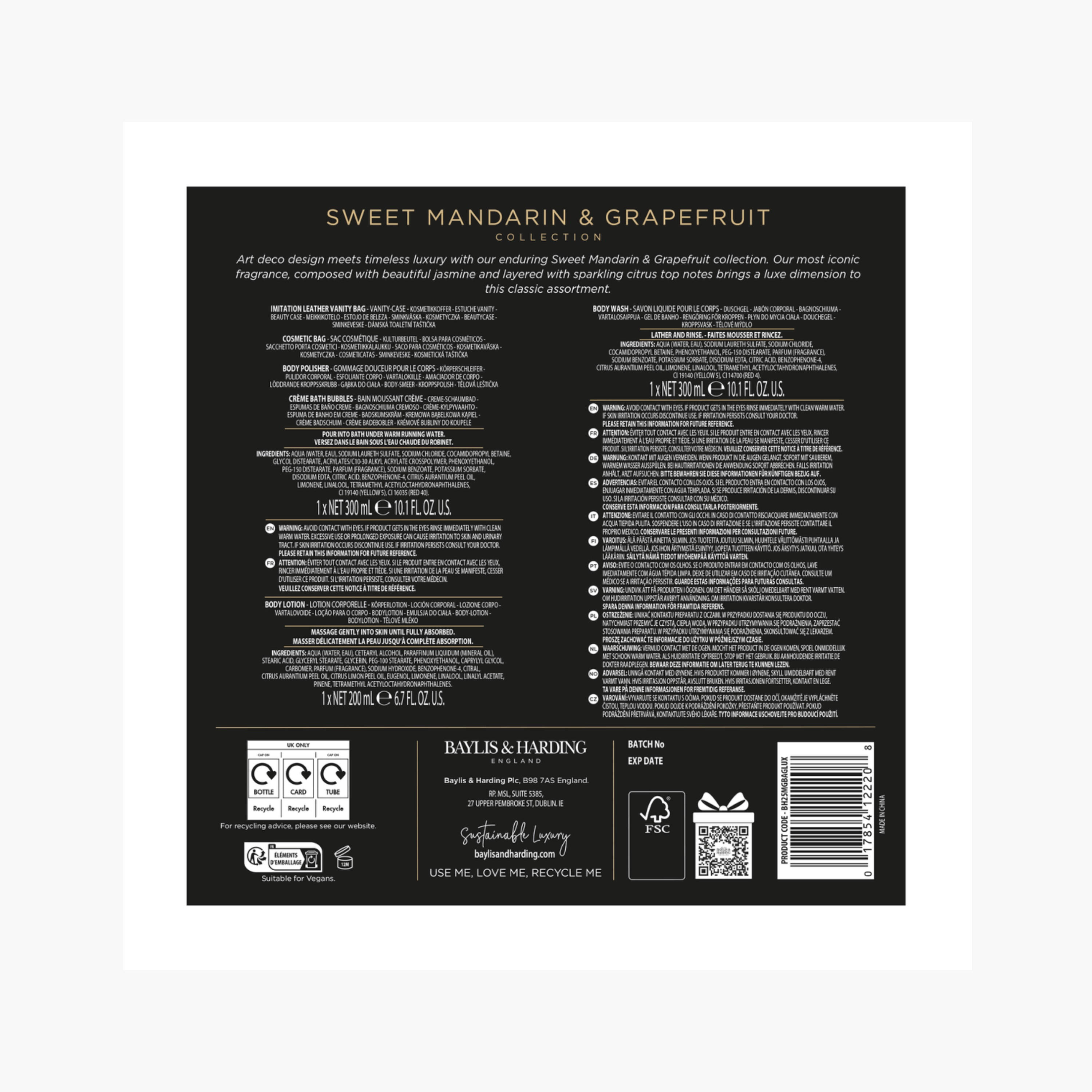 Baylis & Harding Sweet Mandarin Grapefruit Vanity Set-beautyandpersonalcare-giftsets-image-8