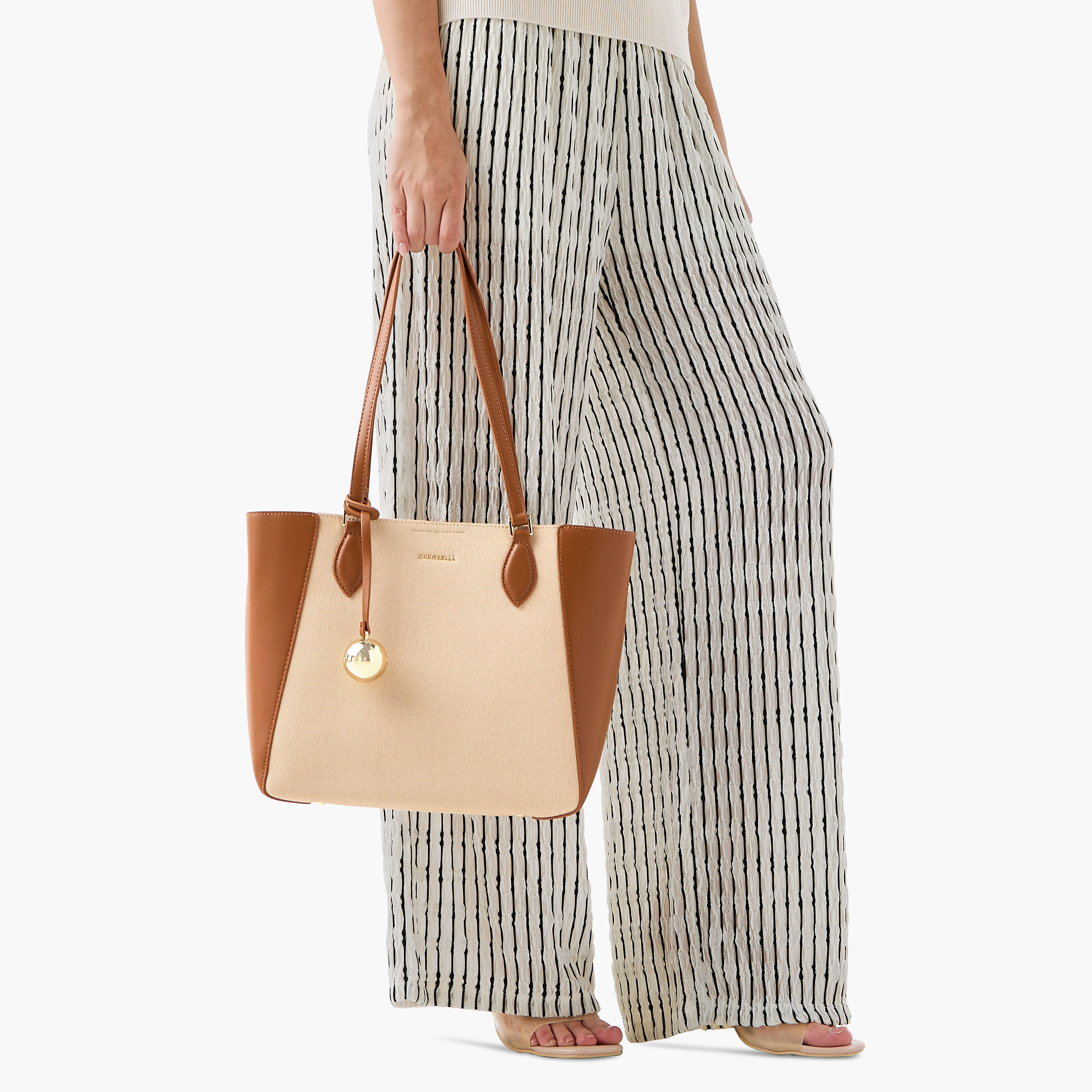شنطة توتي بألواح ومقابض مزدوجة مع محفظة من كريسبيلا-women-bagsandwallets-handbags-image-2
