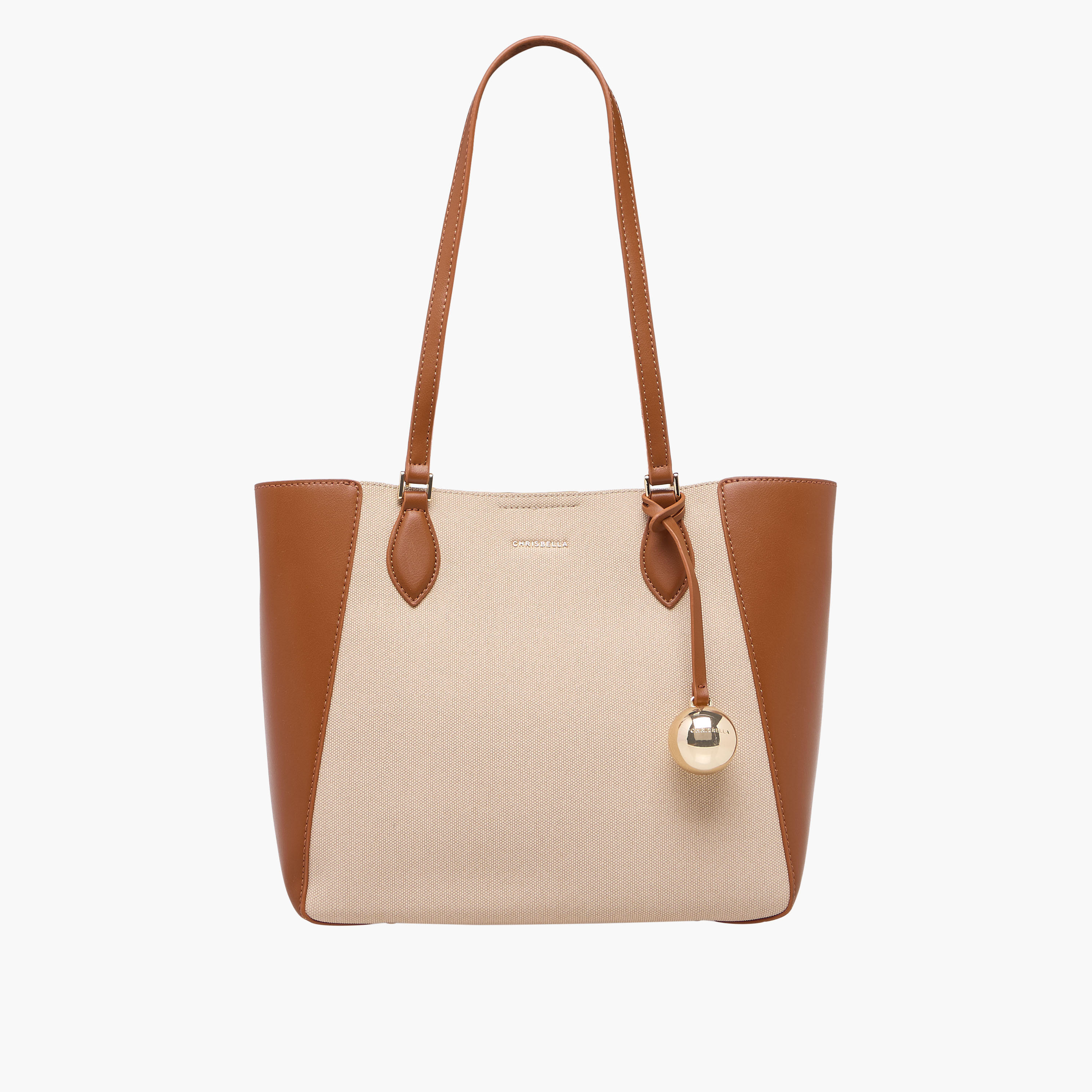 شنطة توتي بألواح ومقابض مزدوجة مع محفظة من كريسبيلا-women-bagsandwallets-handbags-image-3