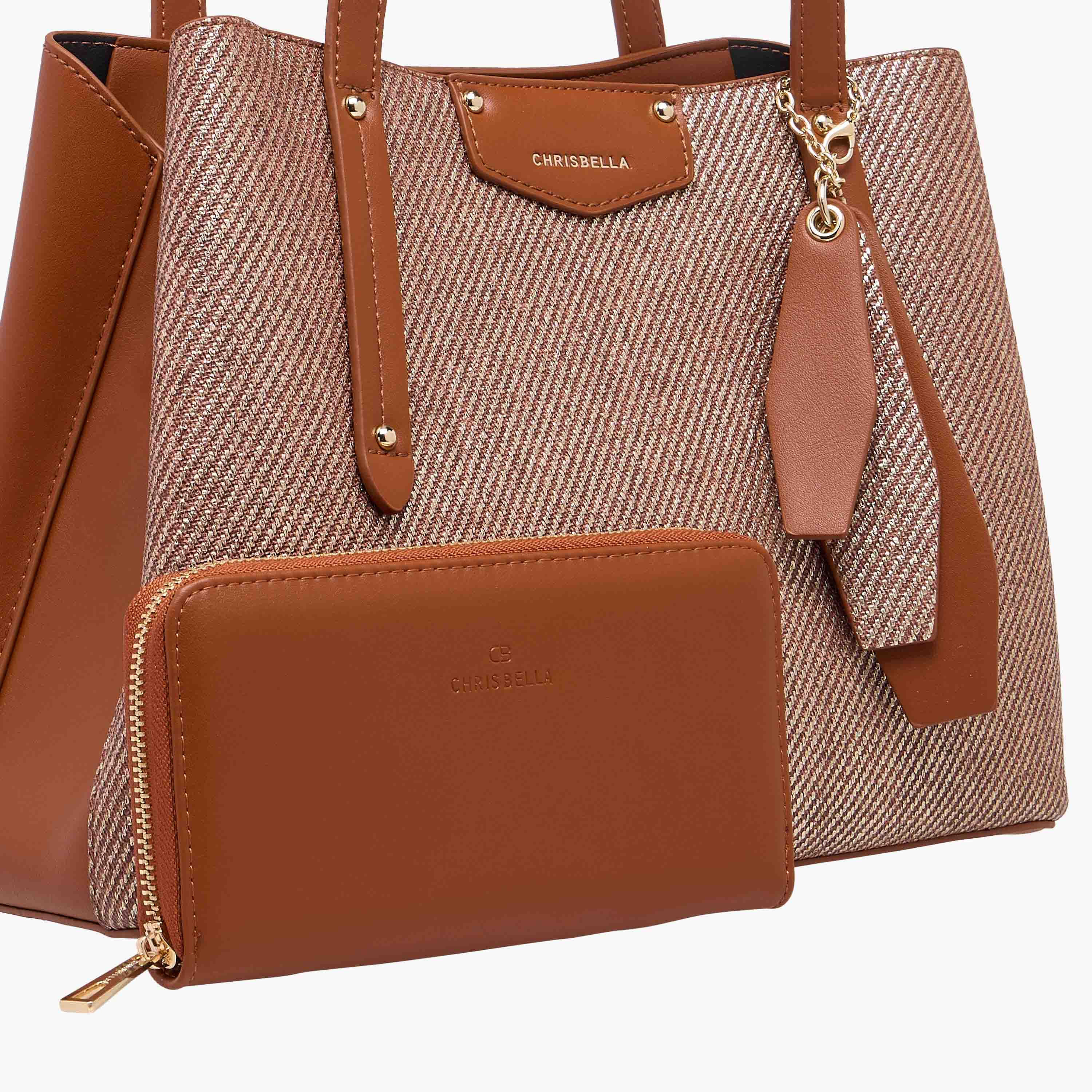 شنطة توت بارزة الملمس مع محفظة بسحاب دائري من كريسبيلا-women-bagsandwallets-handbags-image-6