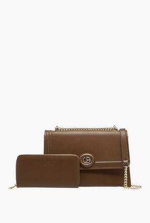 Chrisbella Textured Crossbody Bag with Wallet-women-image-1