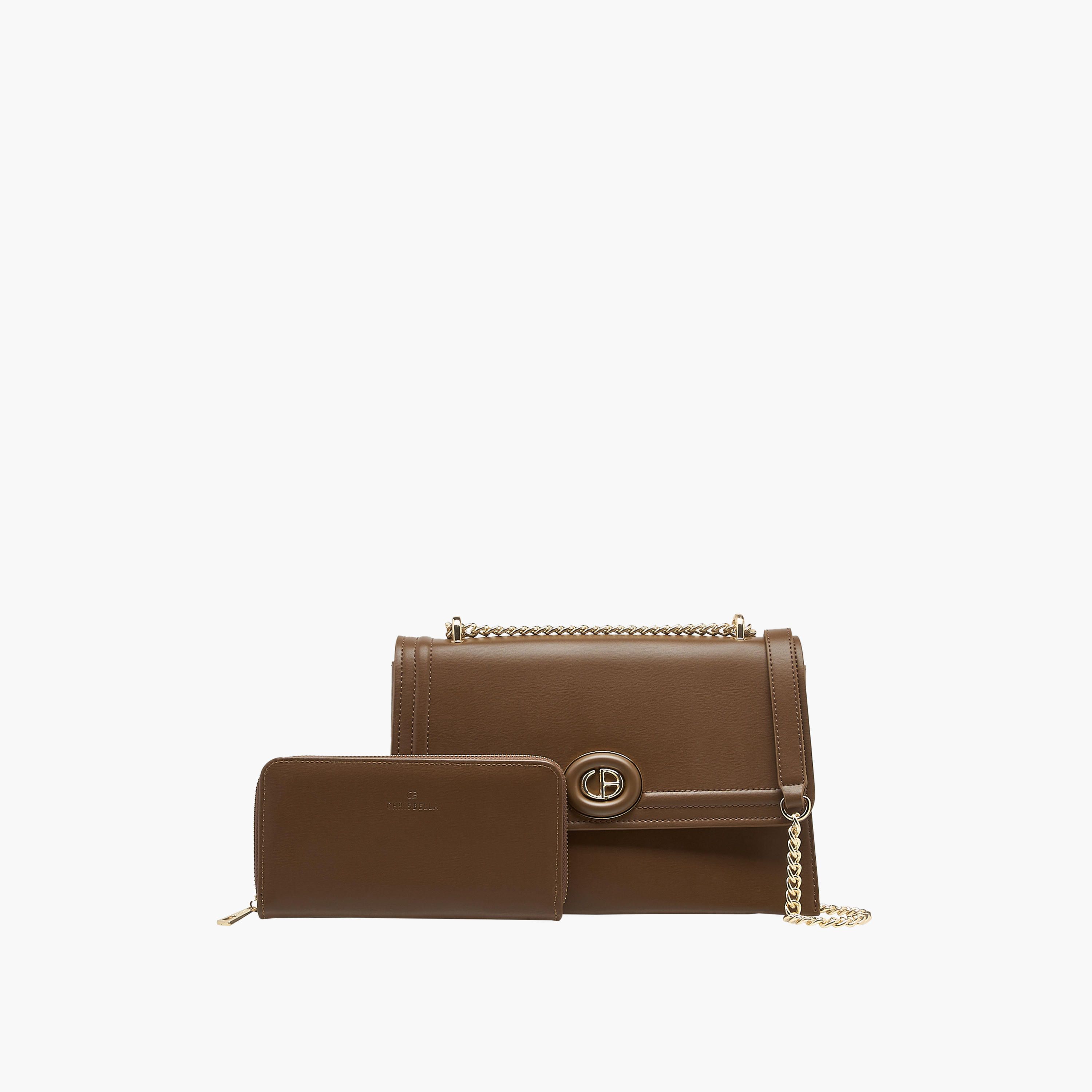 Chrisbella Textured Crossbody Bag with Wallet-women-bagsandwallets-handbags-image-1
