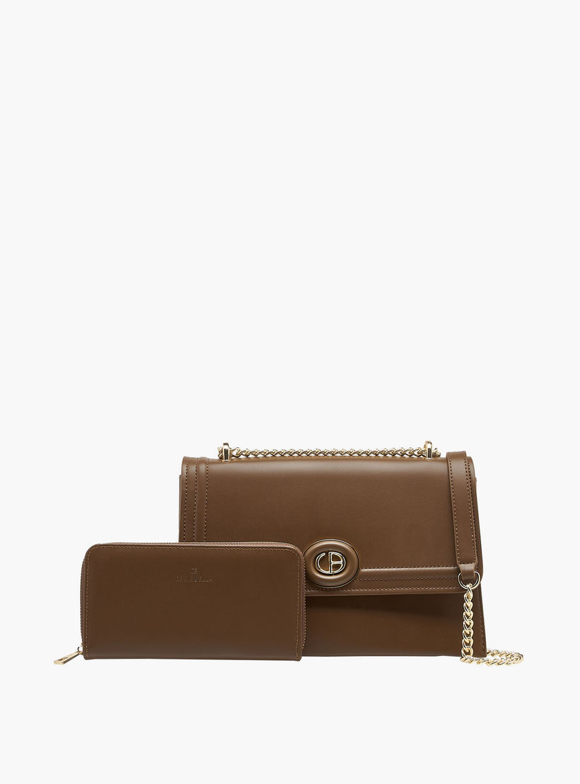 Chrisbella Textured Crossbody Bag with Wallet-women-bagsandwallets-handbags-image-1