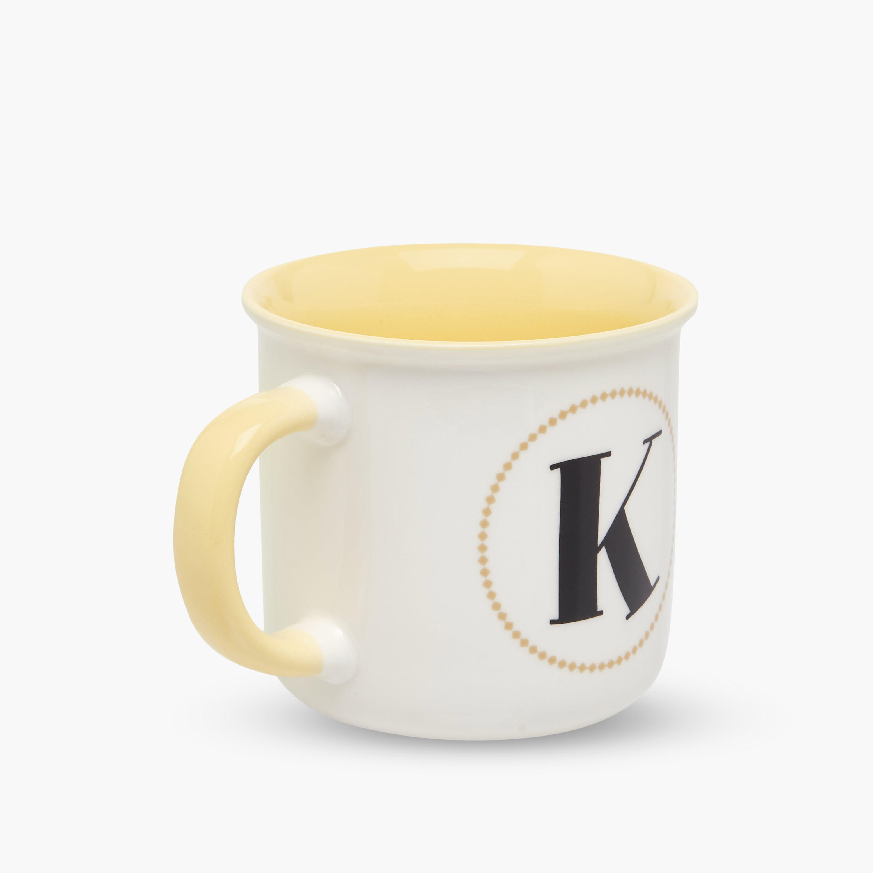 Initial K Print New Bone China Mug with Handle - 335 ml-household-dining-teaandcoffee-mugsandcups-image-3