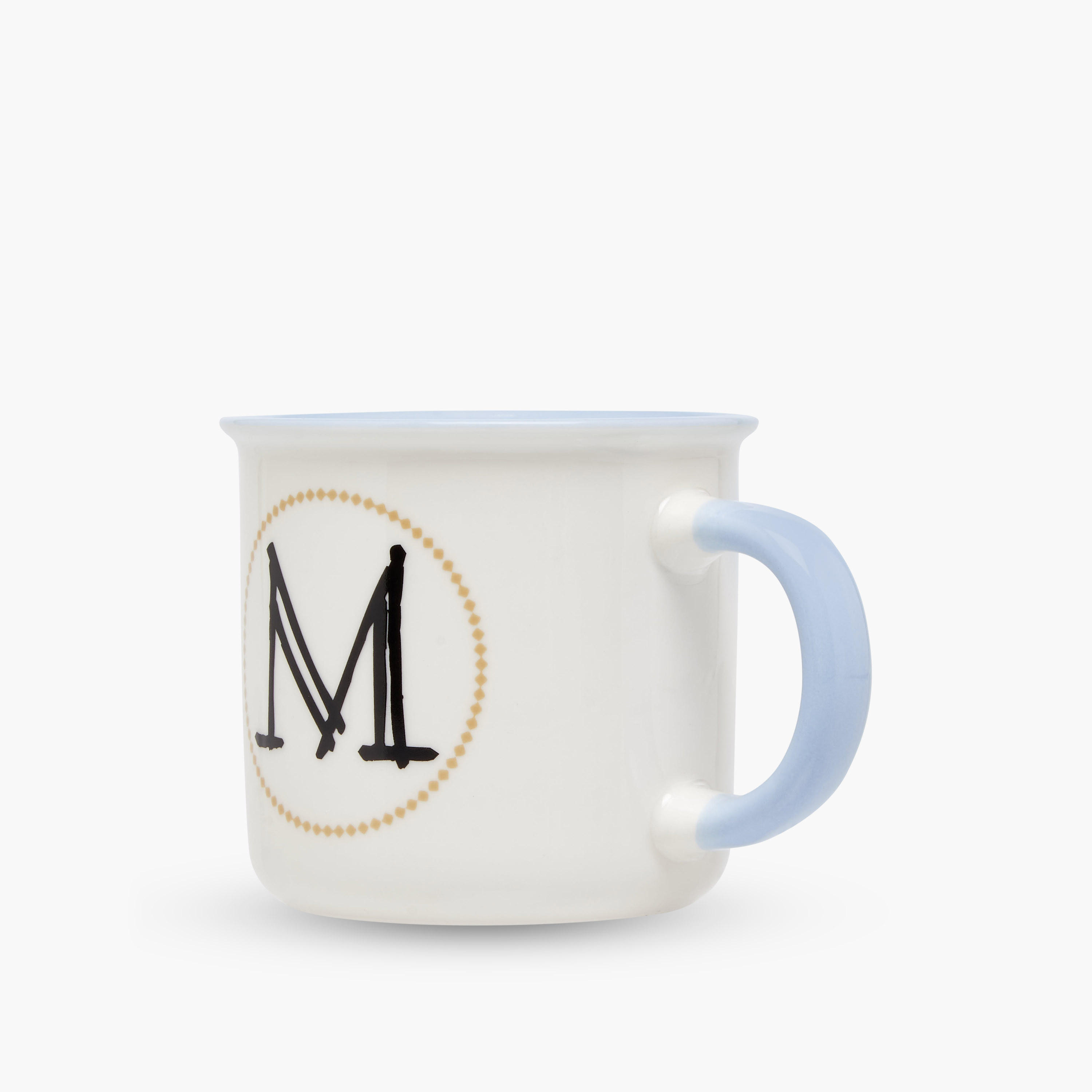 Initial M Print New Bone China Mug with Handle - 335 ml-household-dining-teaandcoffee-mugsandcups-image-2