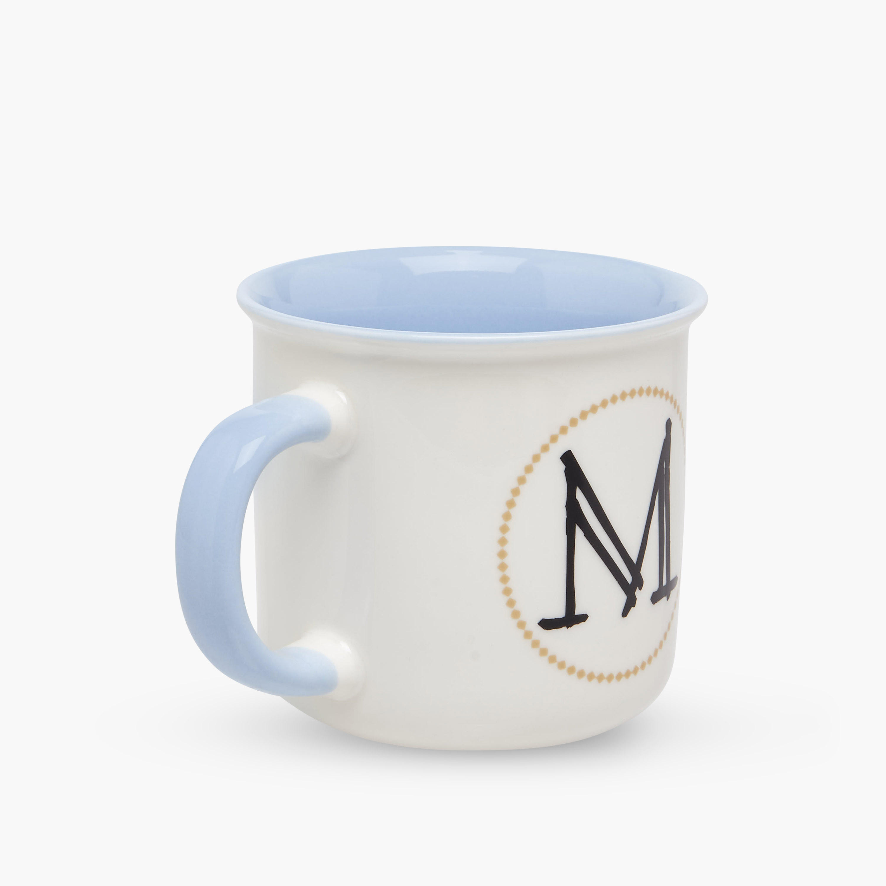 Initial M Print New Bone China Mug with Handle - 335 ml-household-dining-teaandcoffee-mugsandcups-image-3