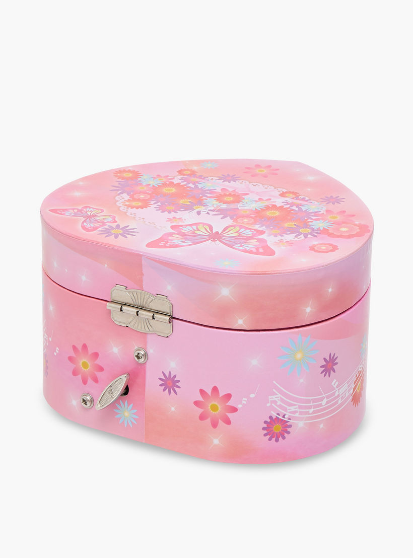 Musical Jewellery Box with Mirror - 14x13x8 cms-women-watchesandjewellery-jewellery-storage-image-3