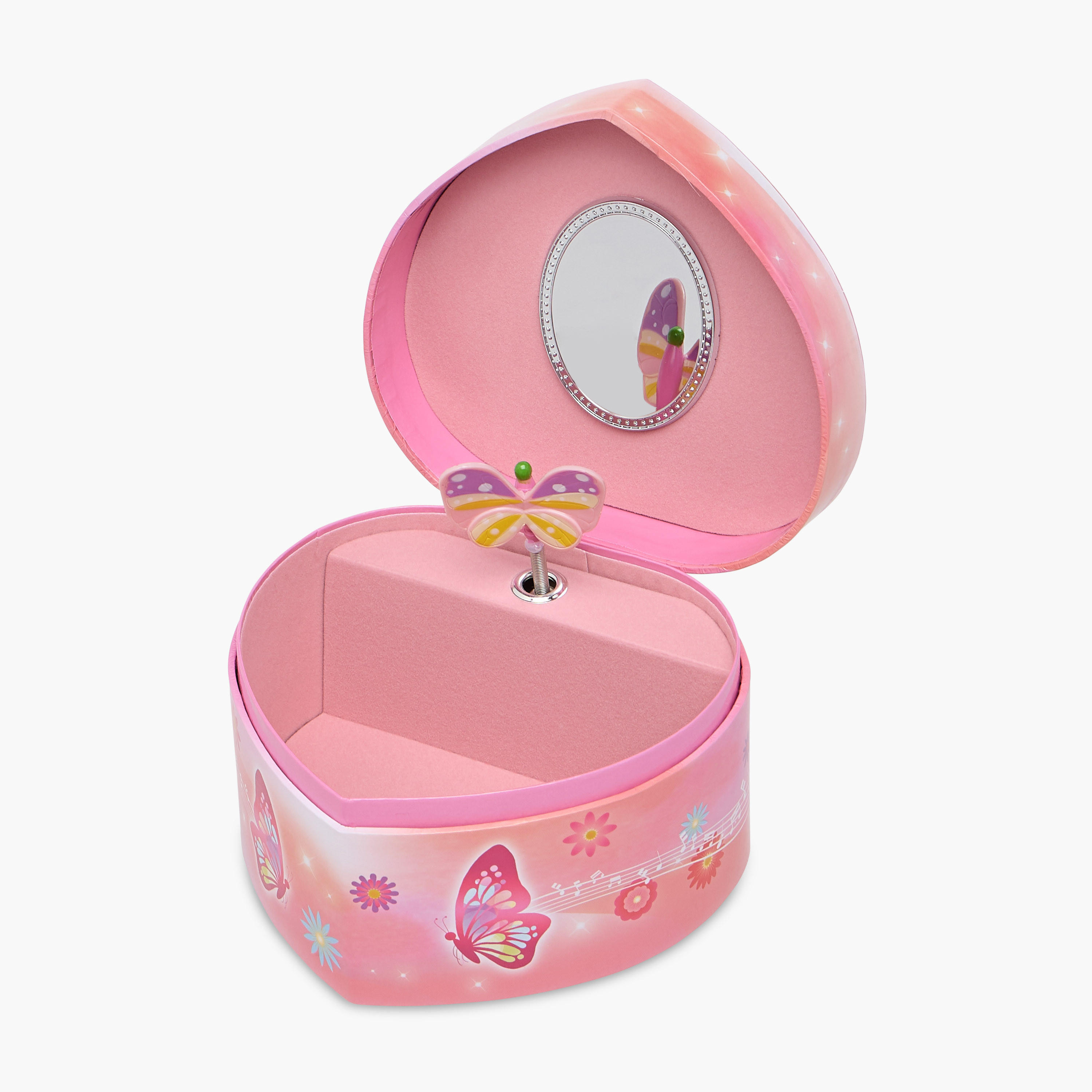 Musical Jewellery Box with Mirror - 14x13x8 cms-women-watchesandjewellery-jewellery-storage-image-4