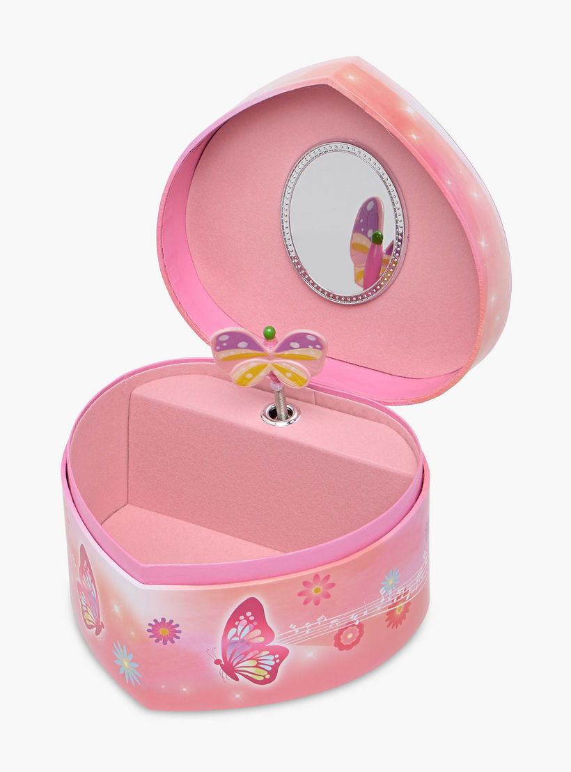 Musical Jewellery Box with Mirror - 14x13x8 cms-women-watchesandjewellery-jewellery-storage-image-4