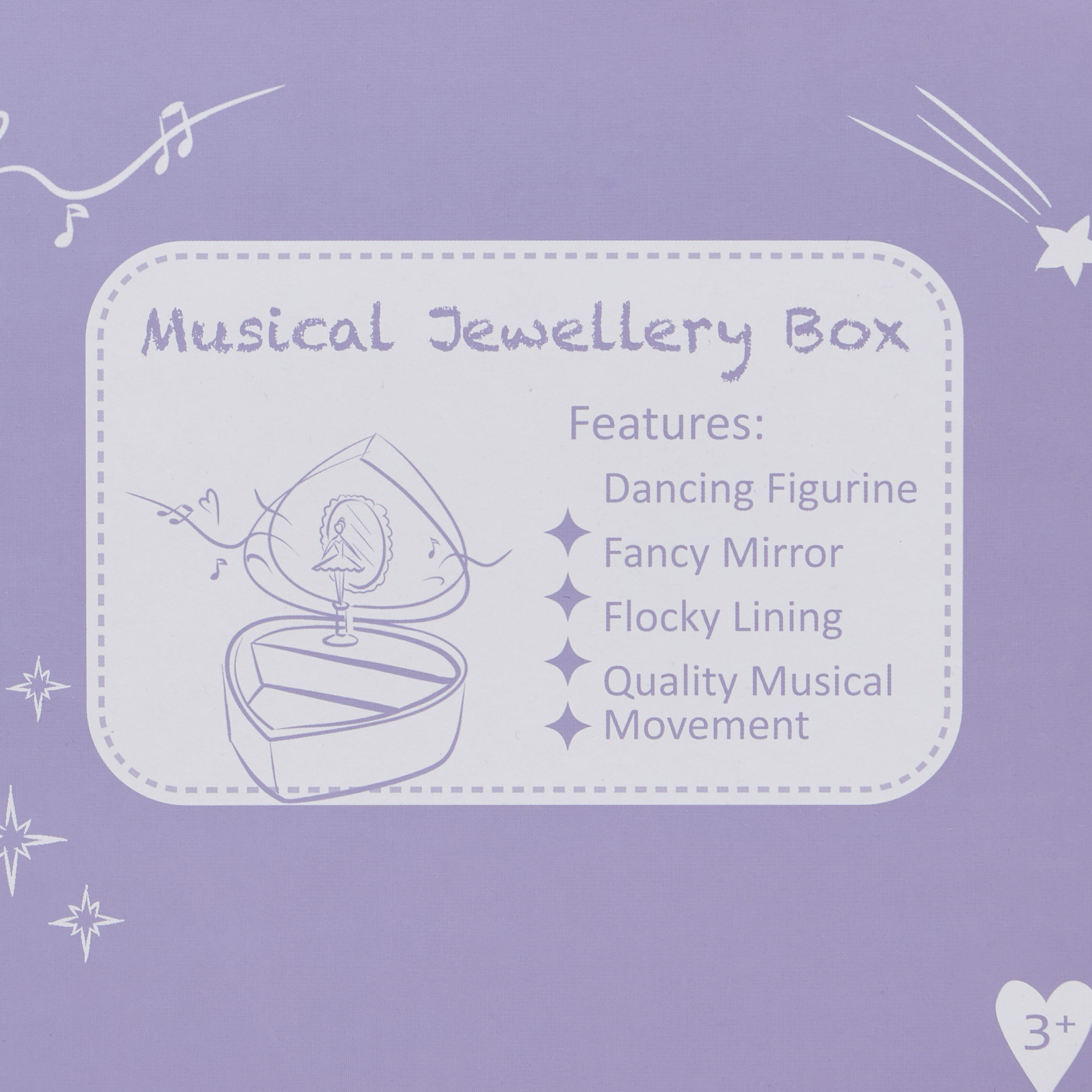 Musical Jewellery Box with Mirror - 14x13x8 cms-women-watchesandjewellery-jewellery-storage-image-9