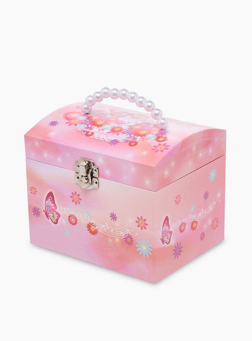Musical Jewellery Box with Pearl Handle - 17x13x14 cms-women-watchesandjewellery-jewellery-storage-image-2