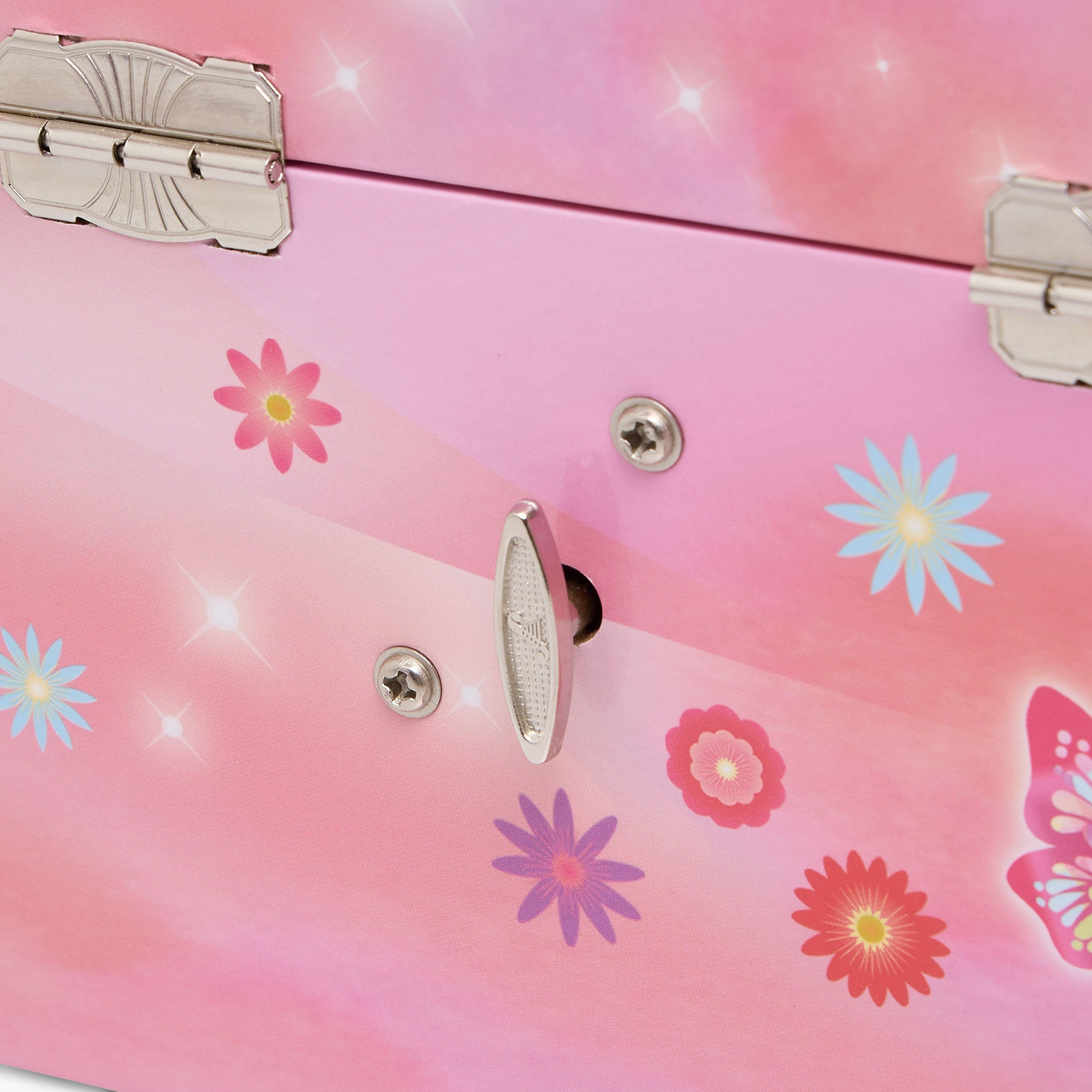 Musical Jewellery Box with Pearl Handle - 17x13x14 cms-women-watchesandjewellery-jewellery-storage-image-7