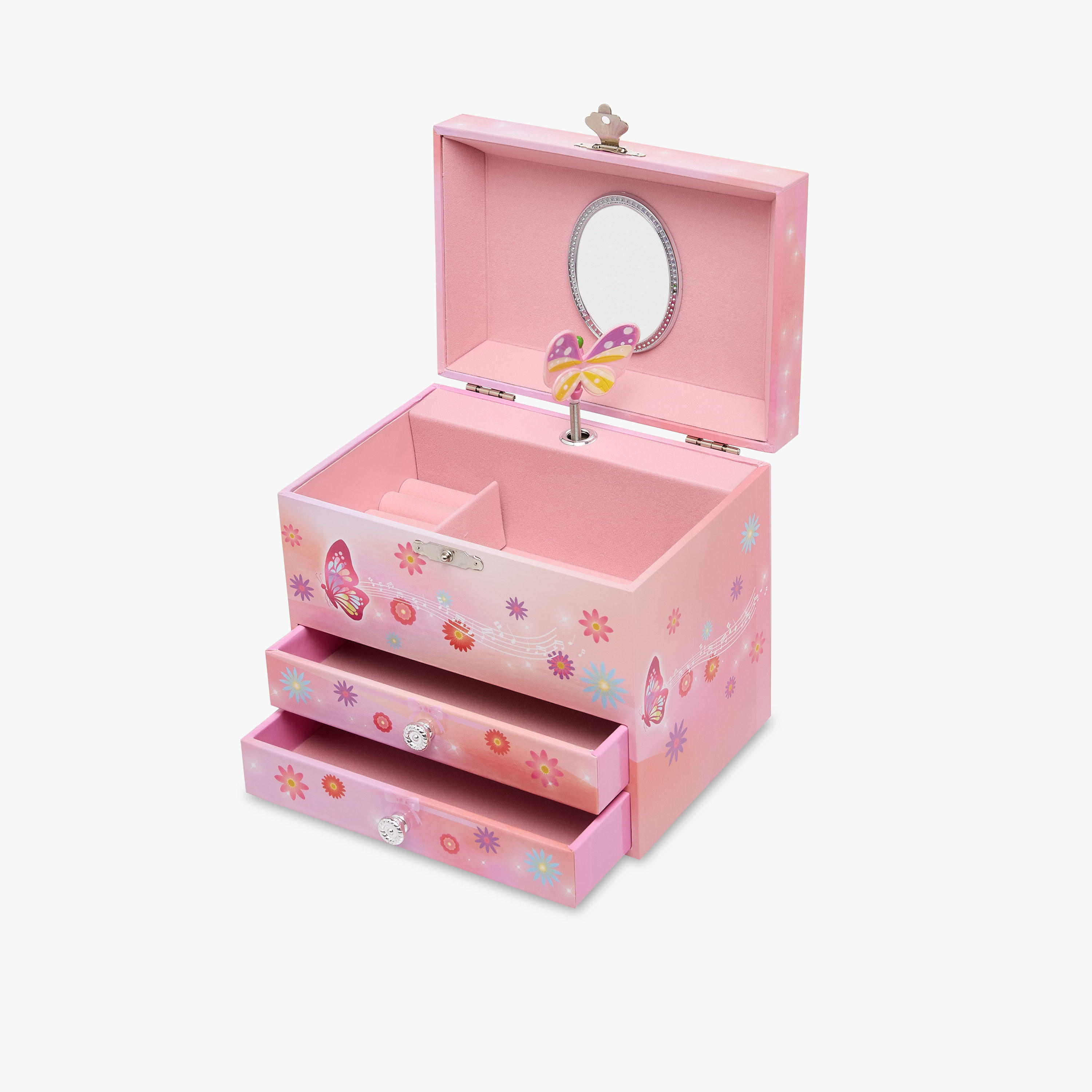 Musical Jewellery Box with Mirror - 16x11x14 cms-women-watchesandjewellery-jewellery-storage-image-4