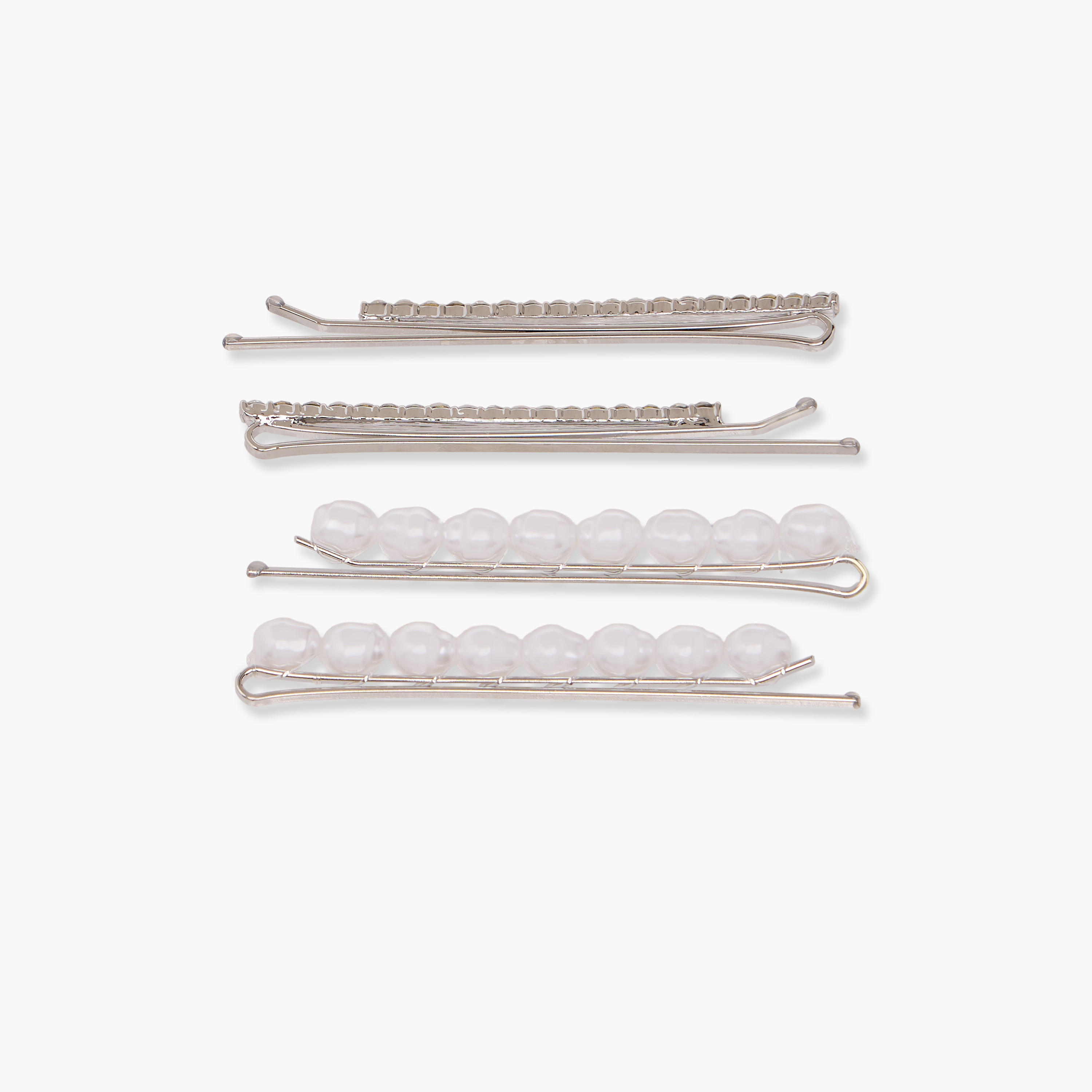 Pack of 4 Hair Pins with Embellishments-women-hairaccessories-hairpins-image-4