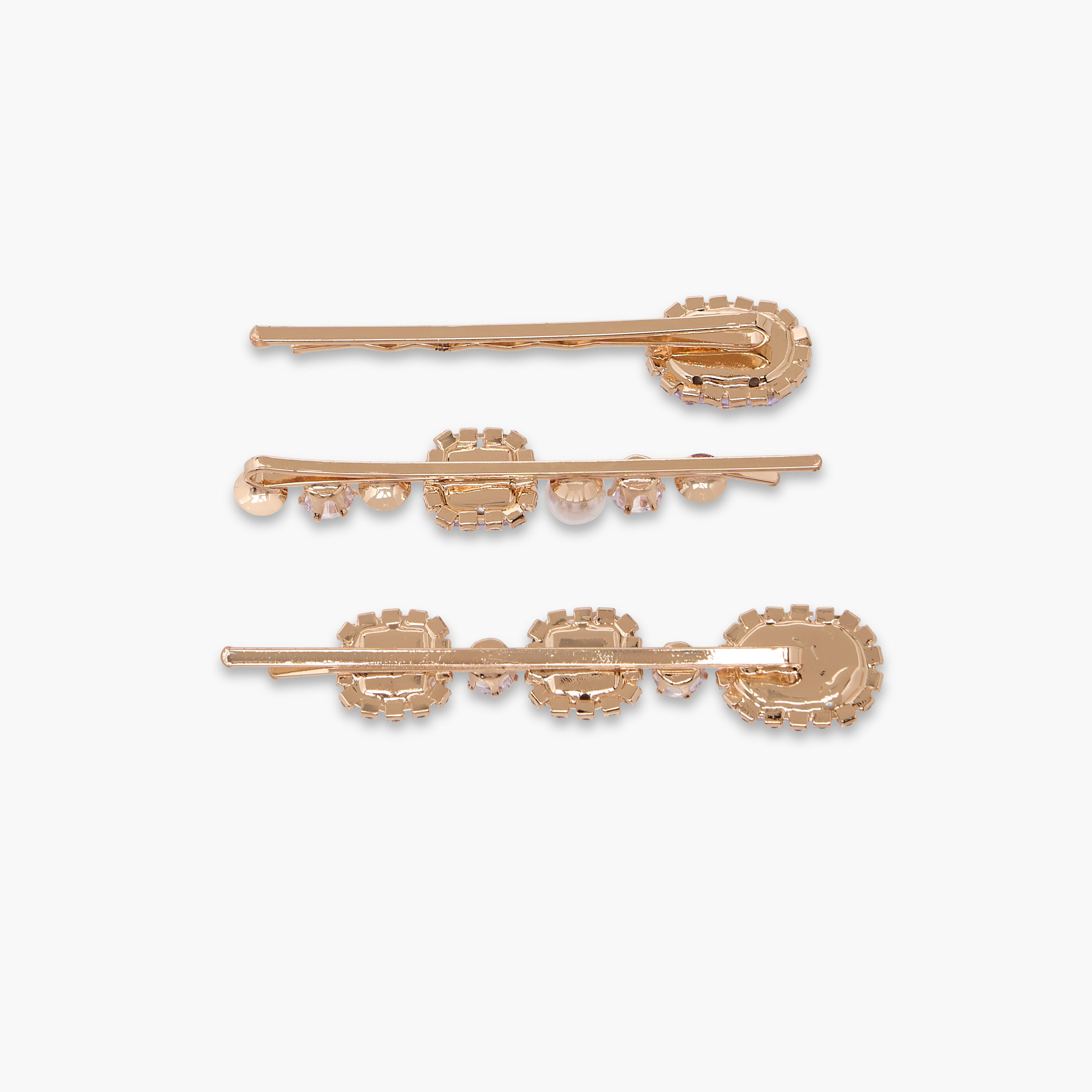 Pack of 3 Hair Pin with Embellishment-women-hairaccessories-hairpins-image-3