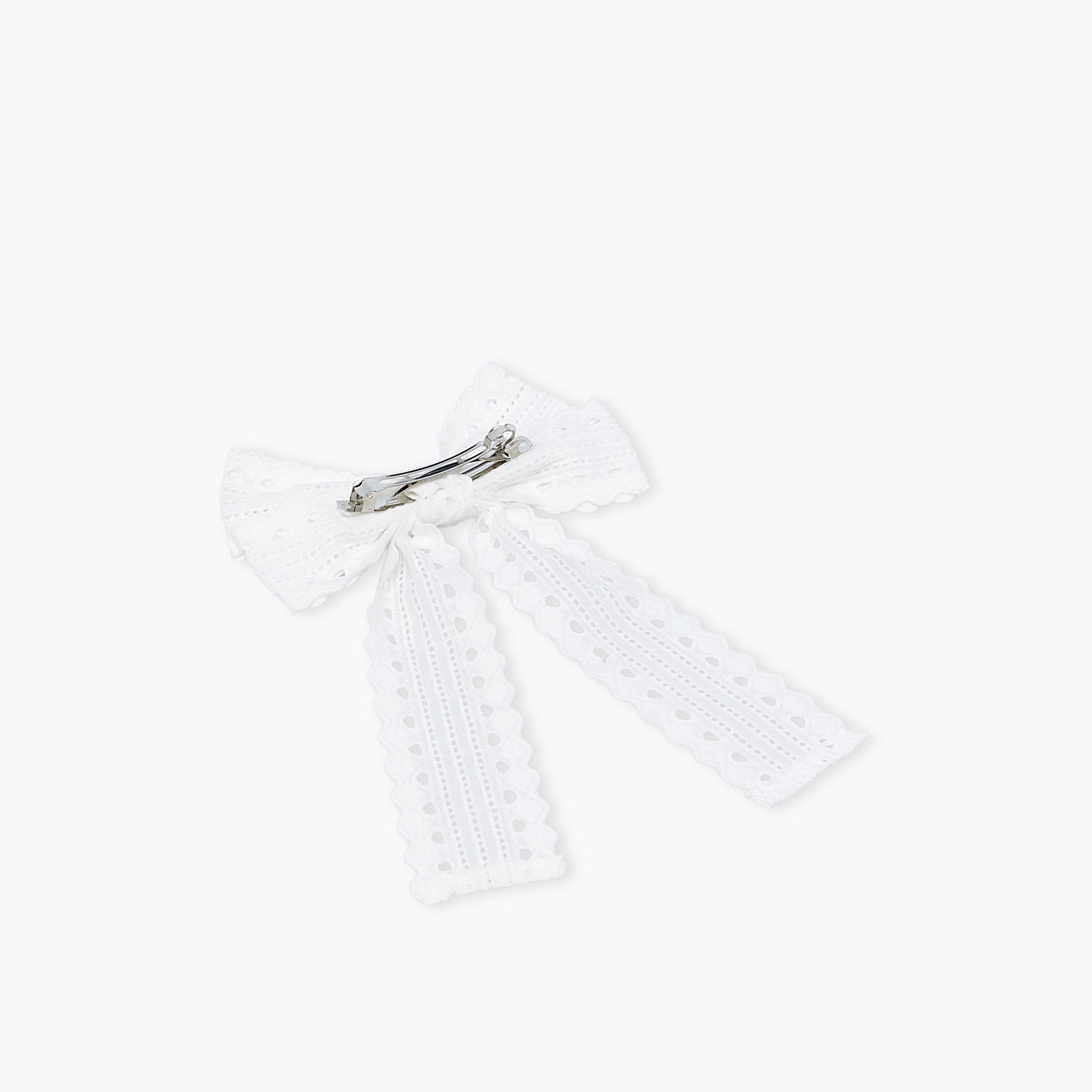 Bow Hair Clip with Crochet Embroidery-women-hairaccessories-clips-image-3