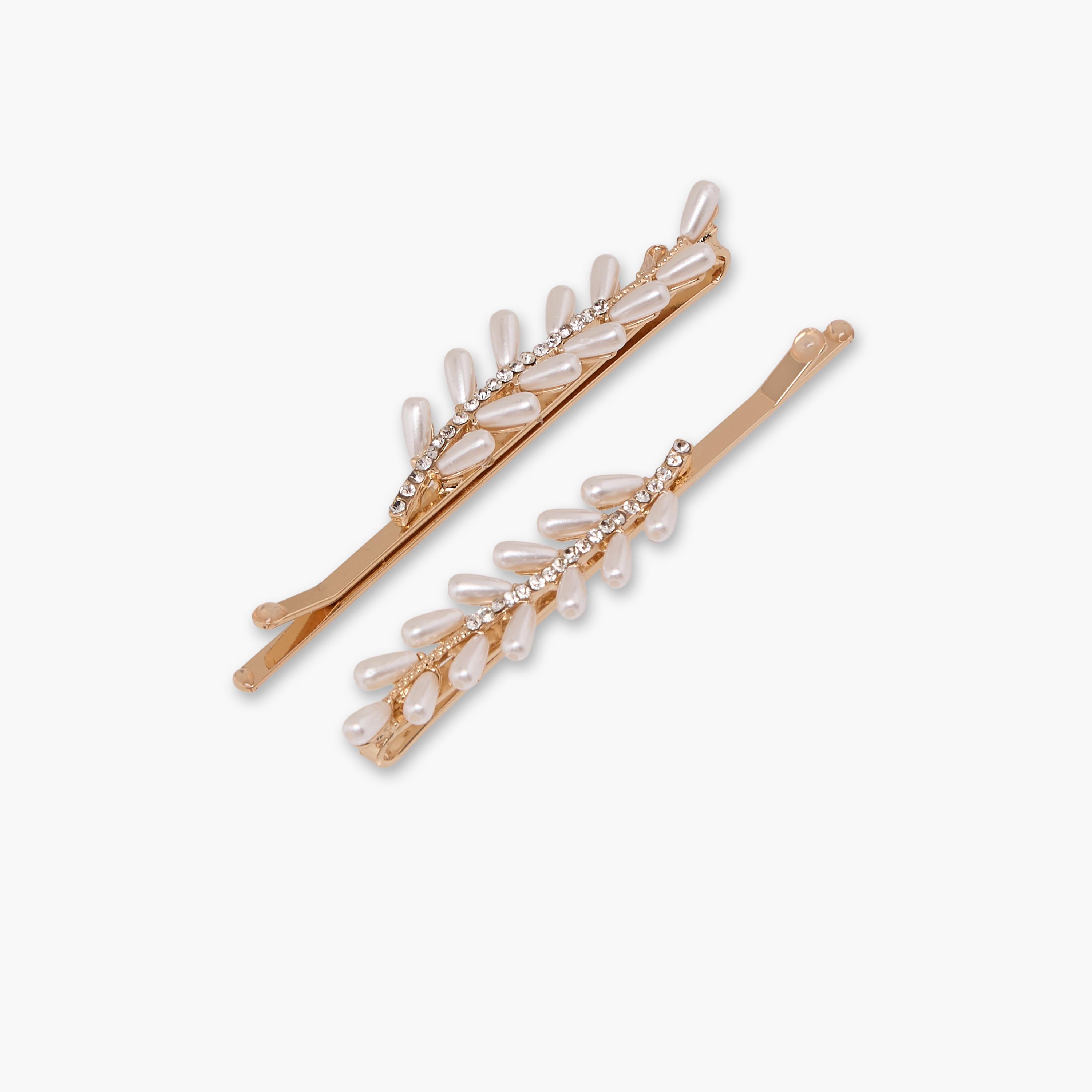 Pack of 2 Hair Pins with Embellishments-women-hairaccessories-hairpins-image-2