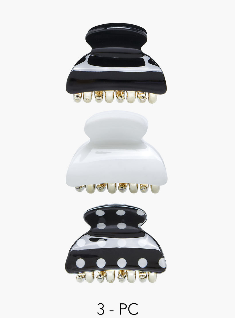 Pack of 3 Hair Clamp with Print-women-hairaccessories-clamps-image-1