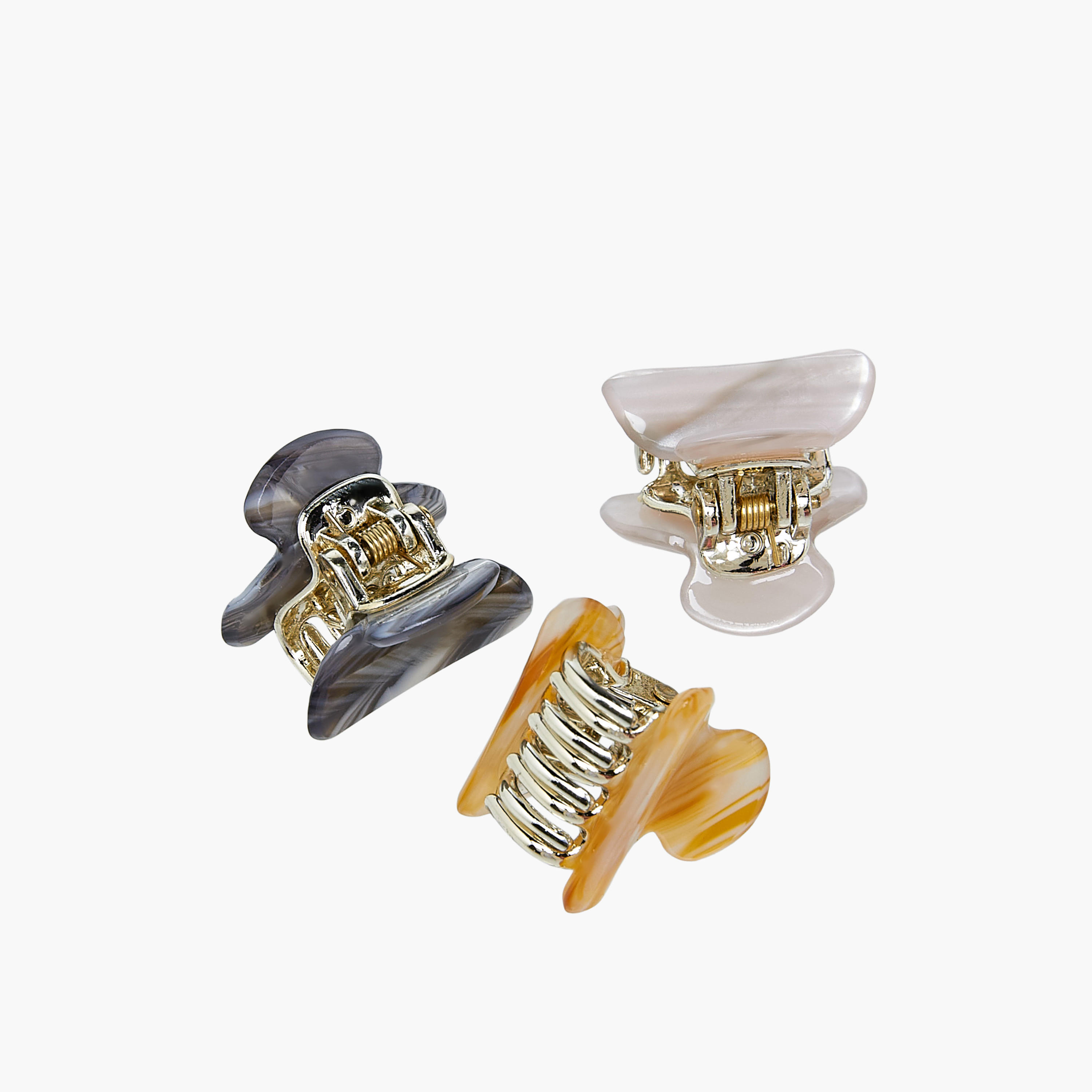 مشابك شعر بطبعات رخامية - عبوة من 6 قطع-women-hairaccessories-clamps-image-5