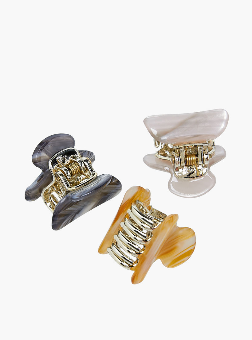 مشابك شعر بطبعات رخامية - عبوة من 6 قطع-women-hairaccessories-clamps-image-5