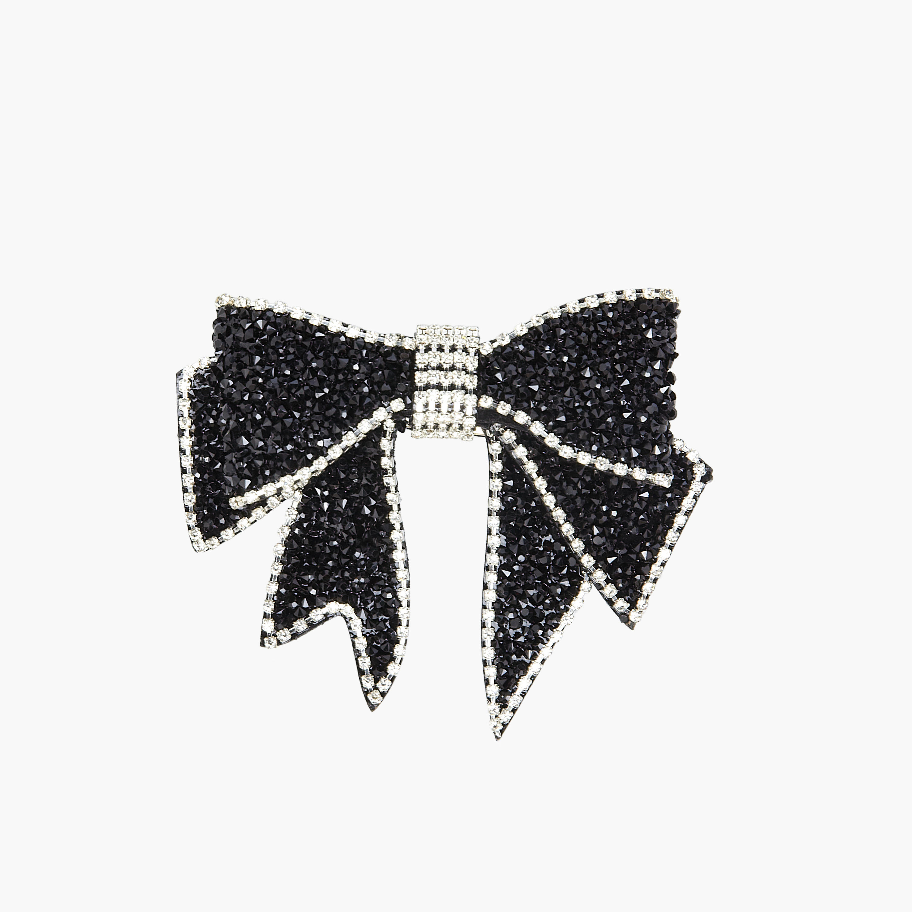 Barrette Hair Clip with Bow Accent-women-hairaccessories-clips-image-1