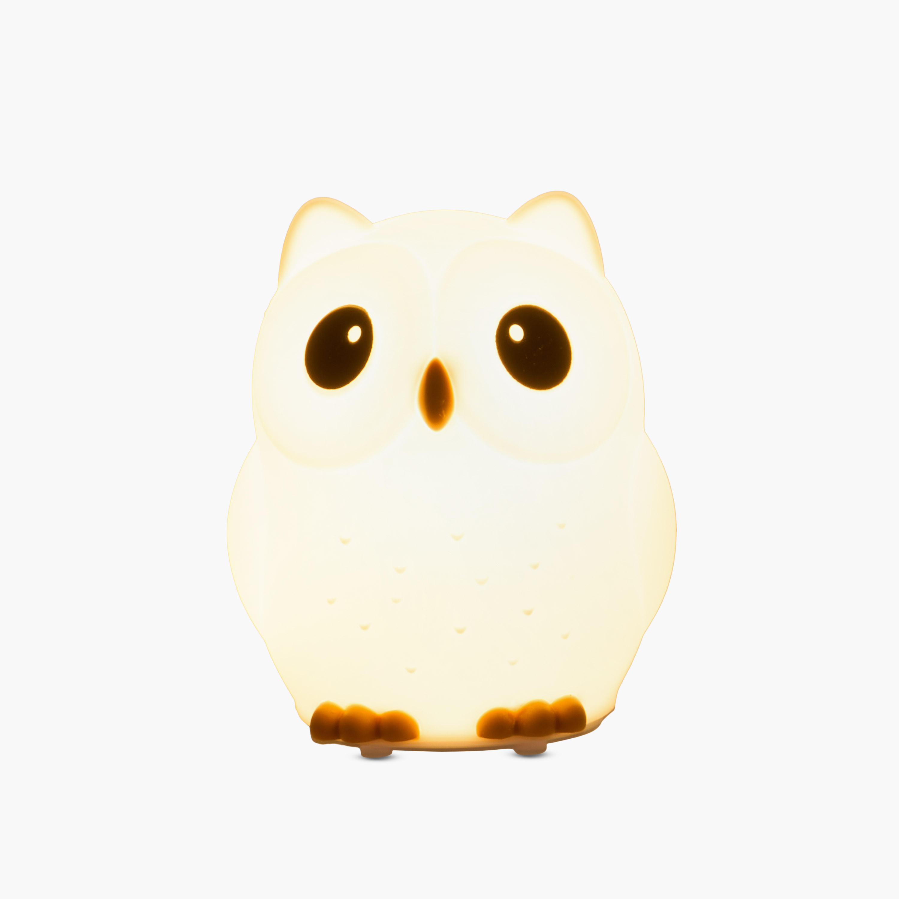 Owl Silicone LED Tap Light - 12x11x14 cms-baby-nursery-roomdecor-image-2