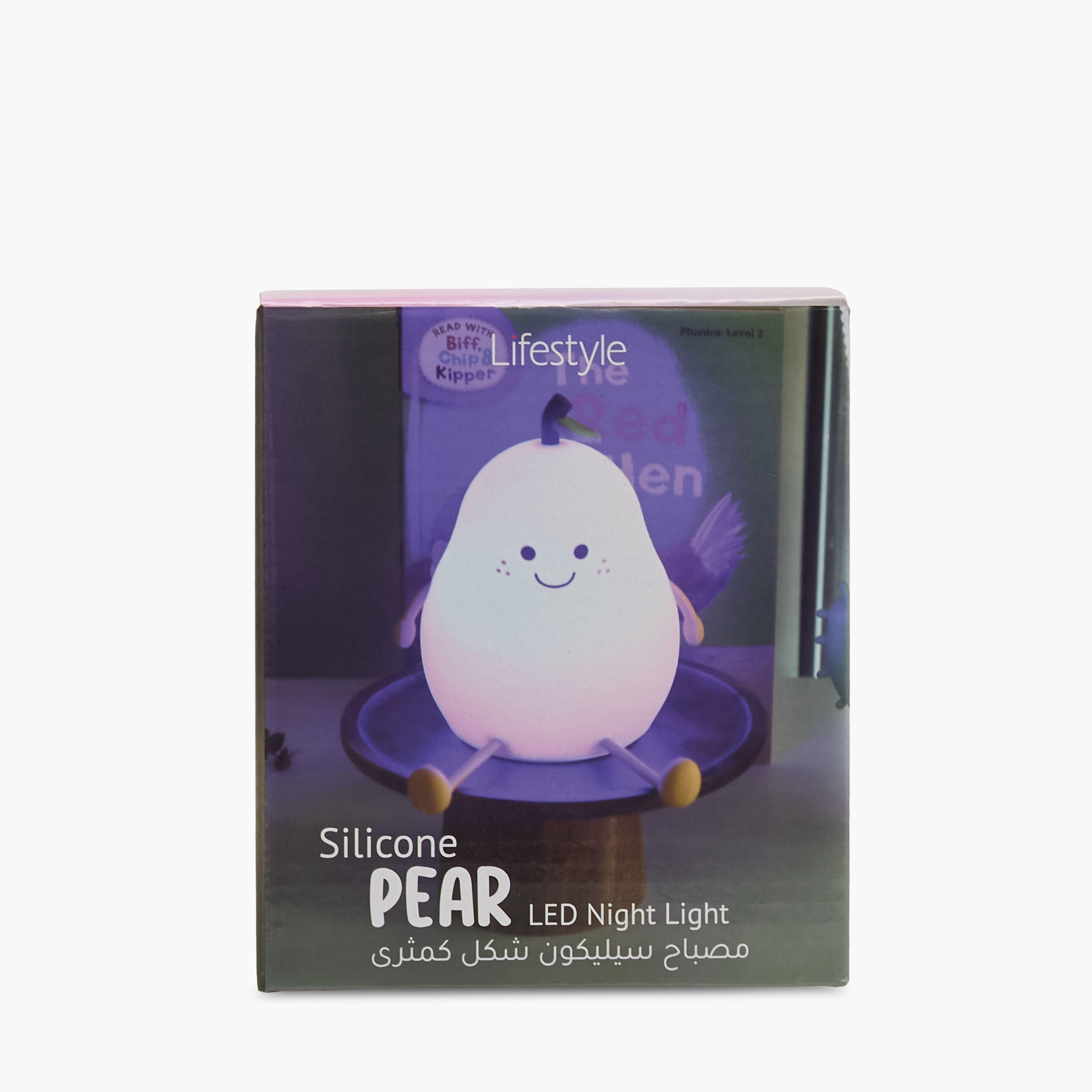 Pear Silicone LED Tap Light - 12x11x14 cms-baby-nursery-roomdecor-image-7