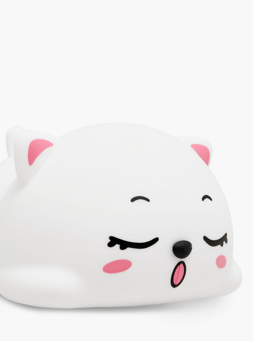 Cat Silicone LED Tap Light - 12x11x14 cms-baby-nursery-roomdecor-image-4