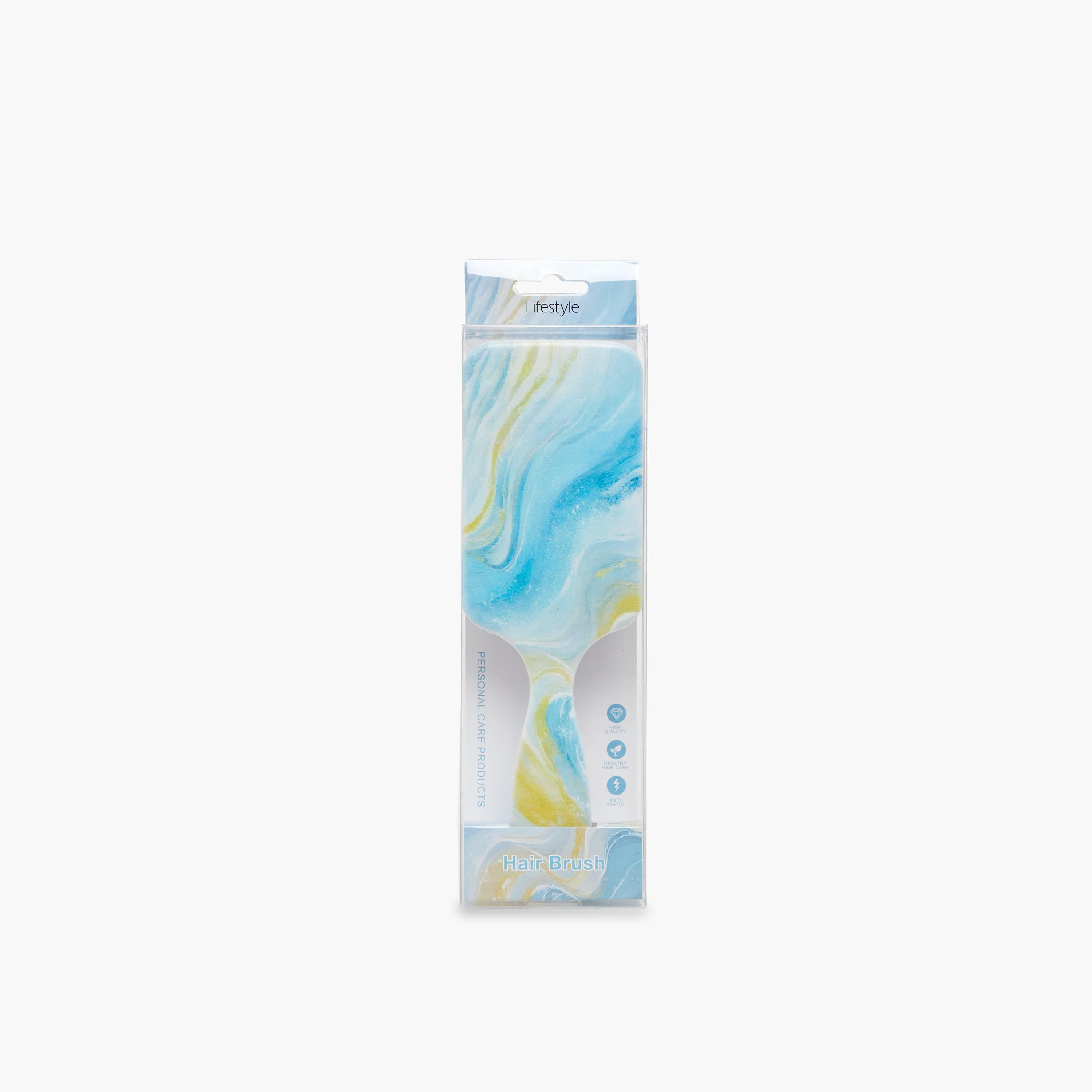 Paddle Hair Brush with Marble Print-women-hairaccessories-brushesandcombs-image-4