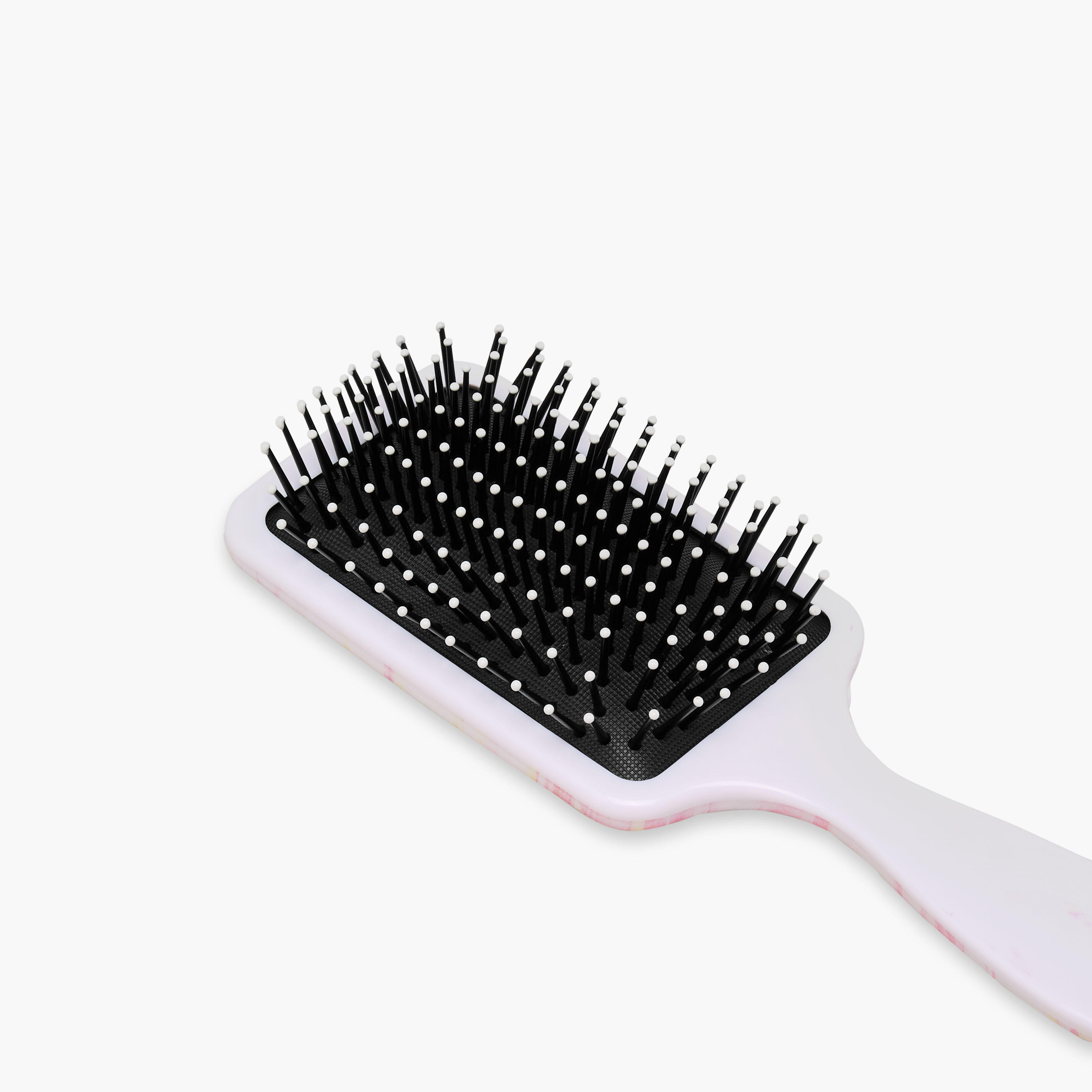 Paddle Hair Brush with Marble Print-women-hairaccessories-brushesandcombs-image-3