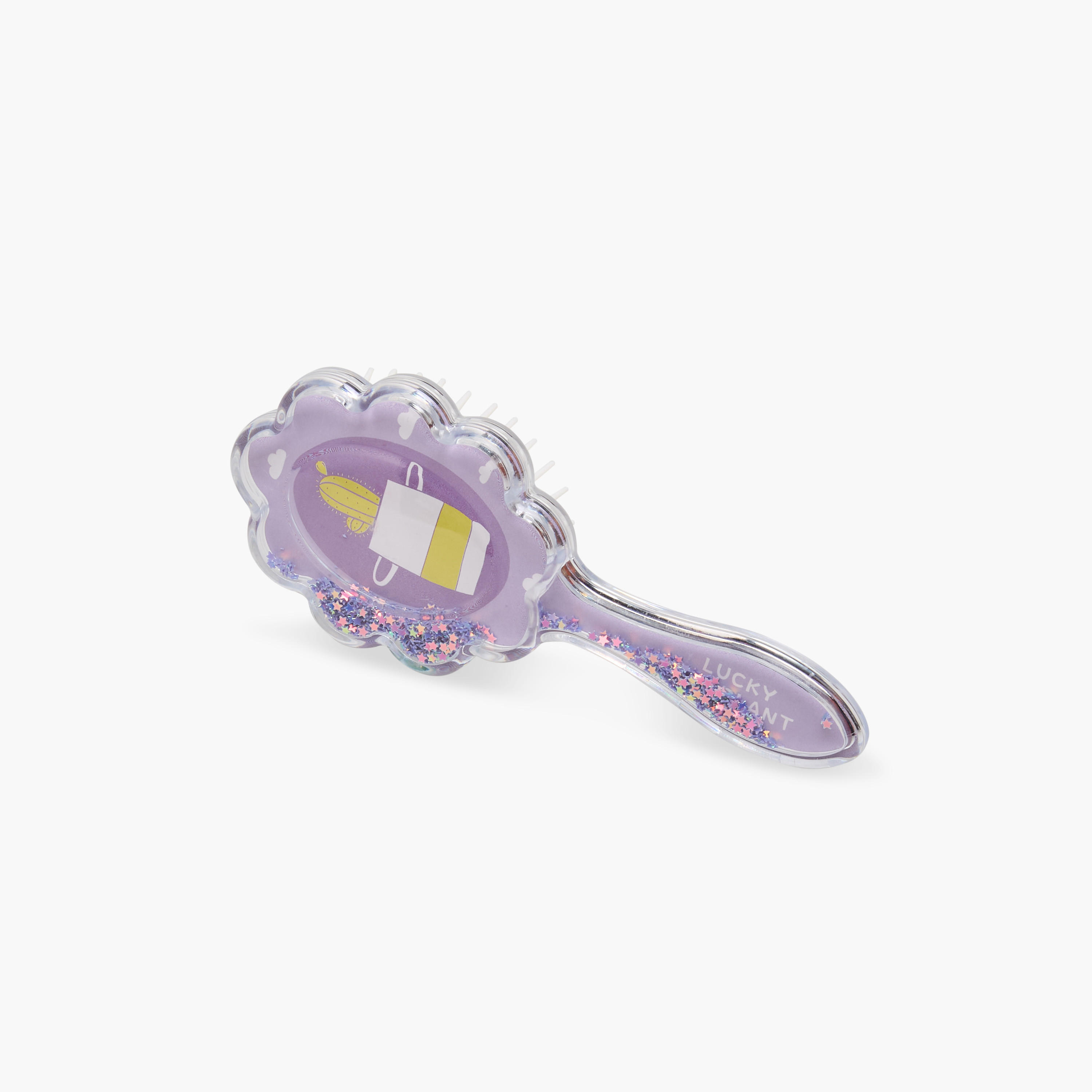 فرشاة شعر لفك التشابك بتزيينات جليتر-women-hairaccessories-brushesandcombs-image-5