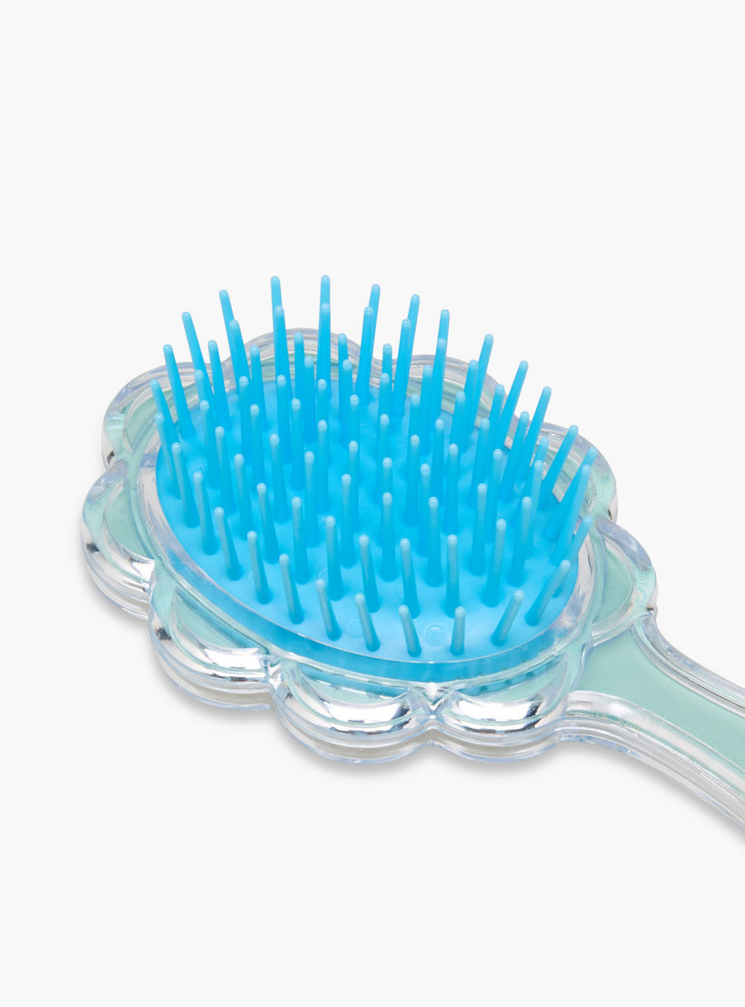 Hairbrush with Glitter and Flower Print-women-hairaccessories-brushesandcombs-image-3