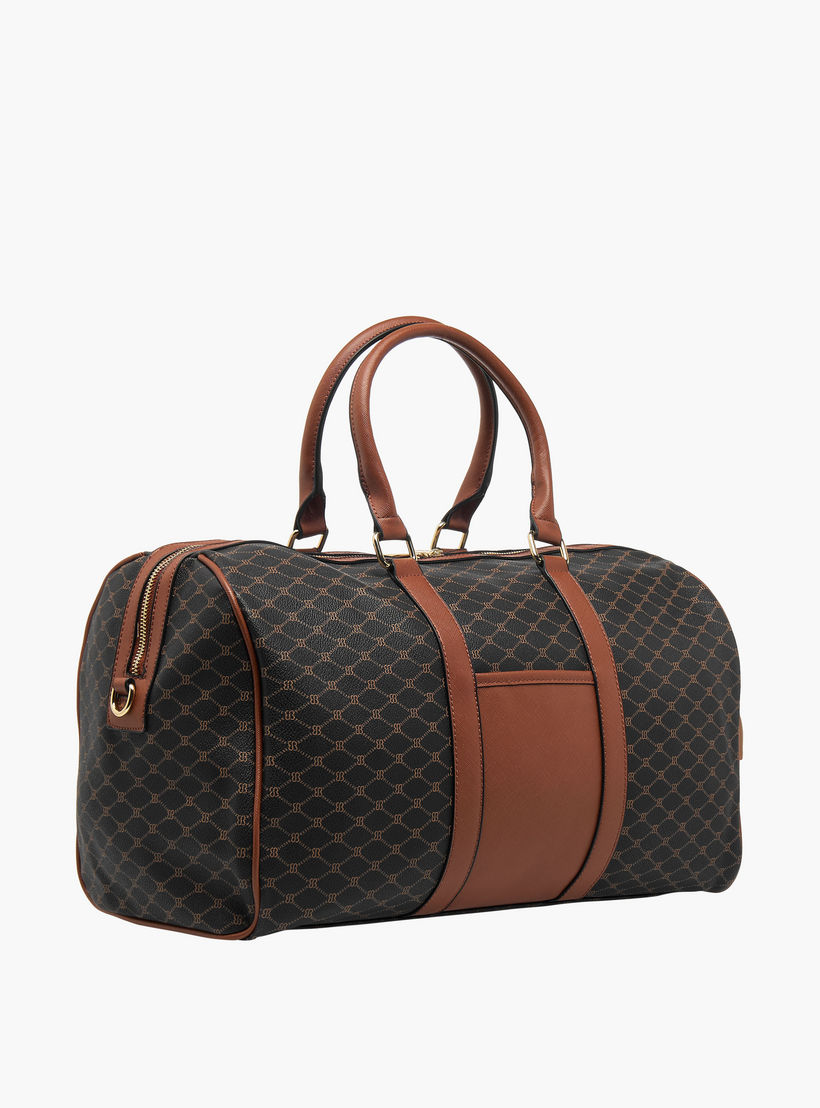 Bessie London Printed Duffle Bag with Bag Charm-women-bagsandwallets-handbags-image-4