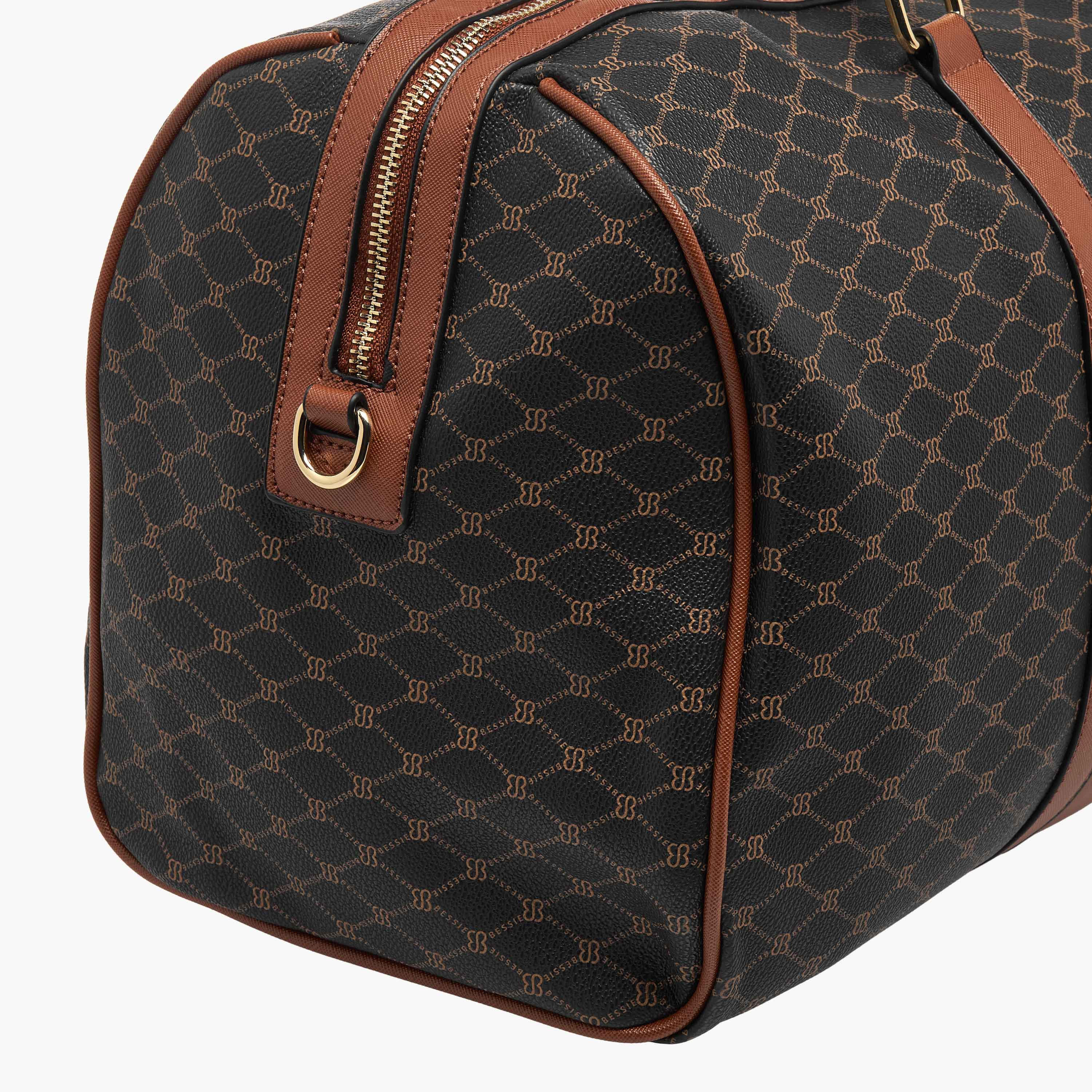 Bessie London Printed Duffle Bag with Bag Charm-women-bagsandwallets-handbags-image-6