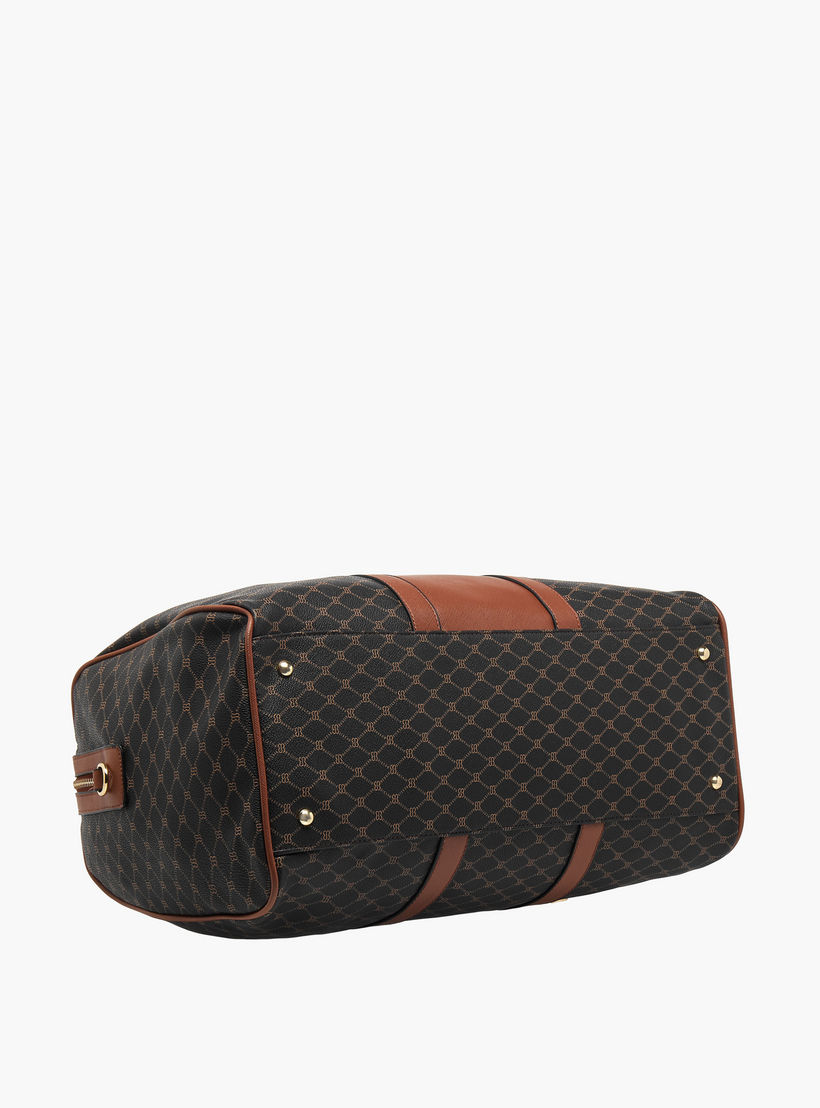 Bessie London Printed Duffle Bag with Bag Charm-women-bagsandwallets-handbags-image-7