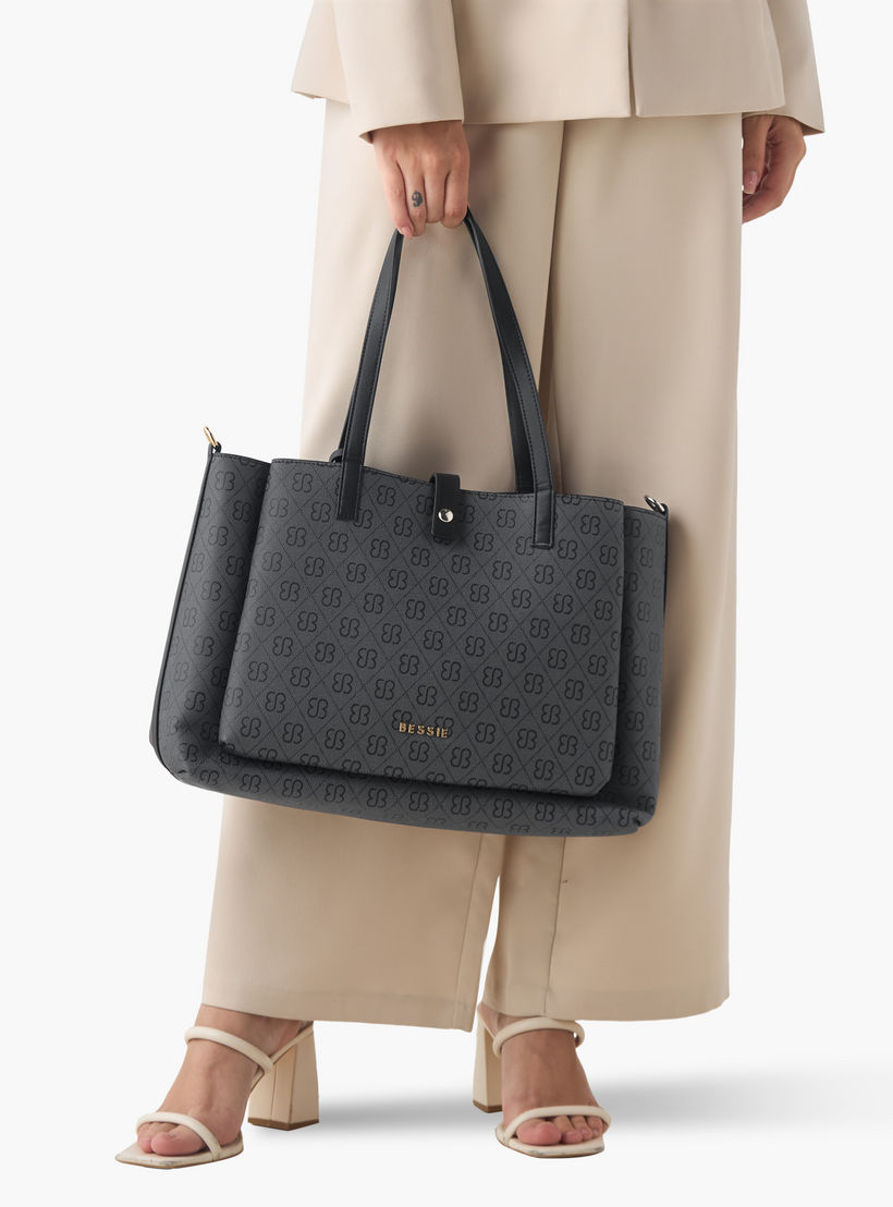 شنطة توتي بسحاب إغلاق وطبعات من بيسي لندن-women-bagsandwallets-handbags-image-2