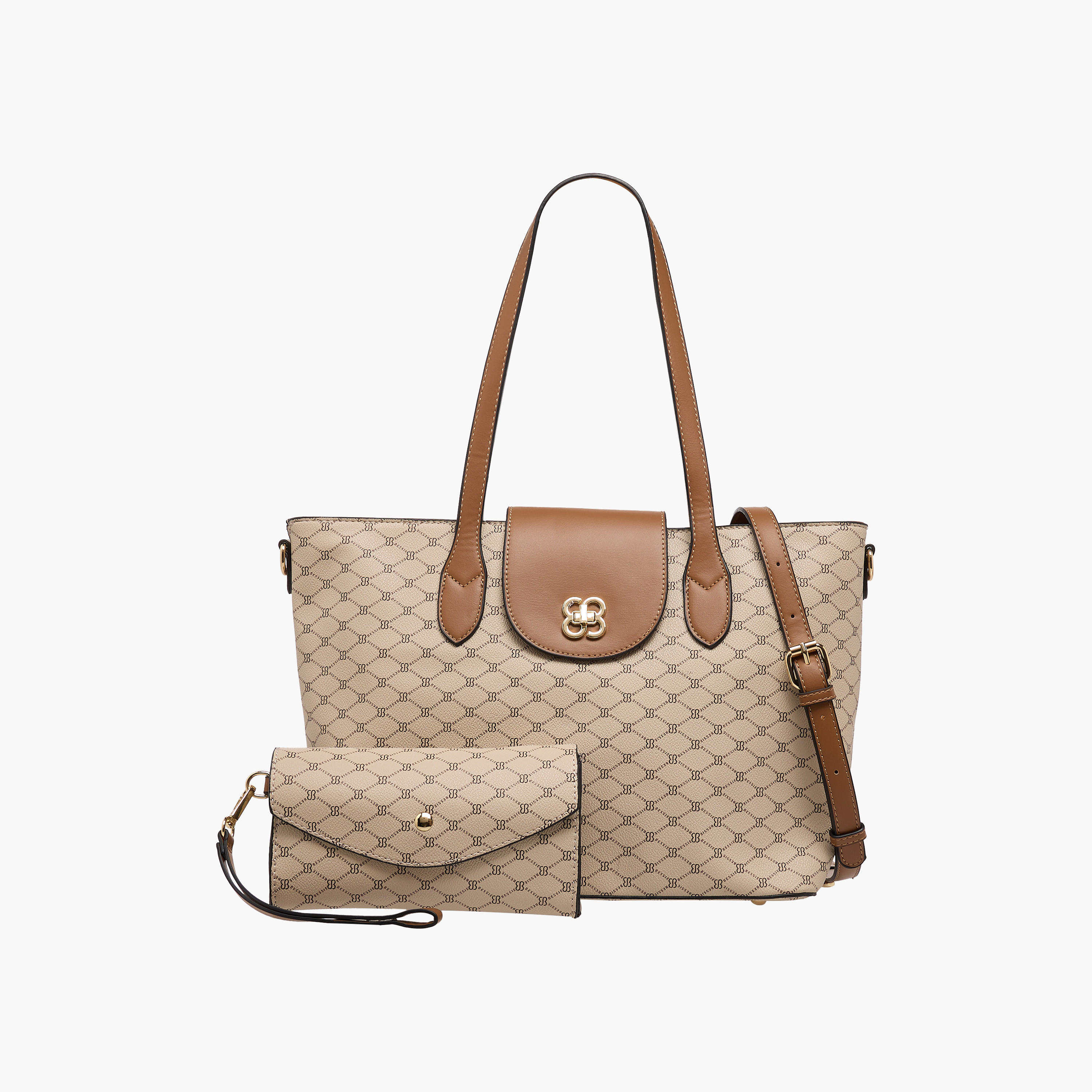 شنطة توتي بطبعات ومحفظة من بيسي لندن-women-bagsandwallets-handbags-image-1