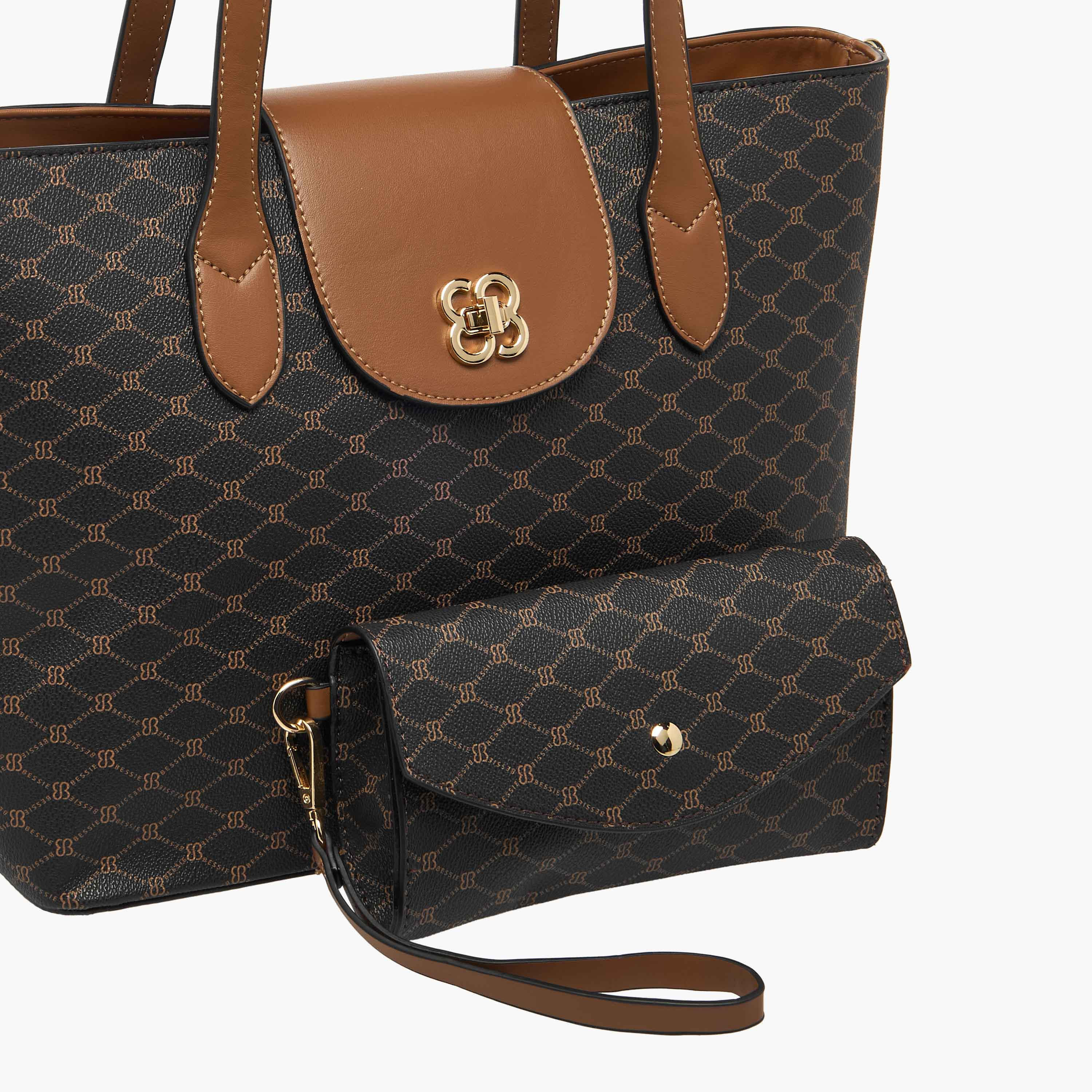 شنطة توتي بطبعات ومحفظة من بيسي لندن-women-bagsandwallets-handbags-image-6