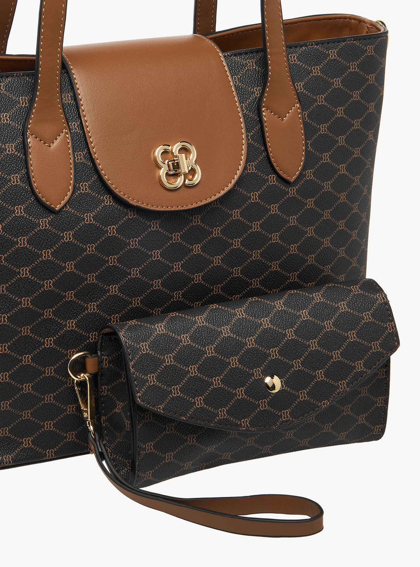 شنطة توتي بطبعات ومحفظة من بيسي لندن-women-bagsandwallets-handbags-image-6