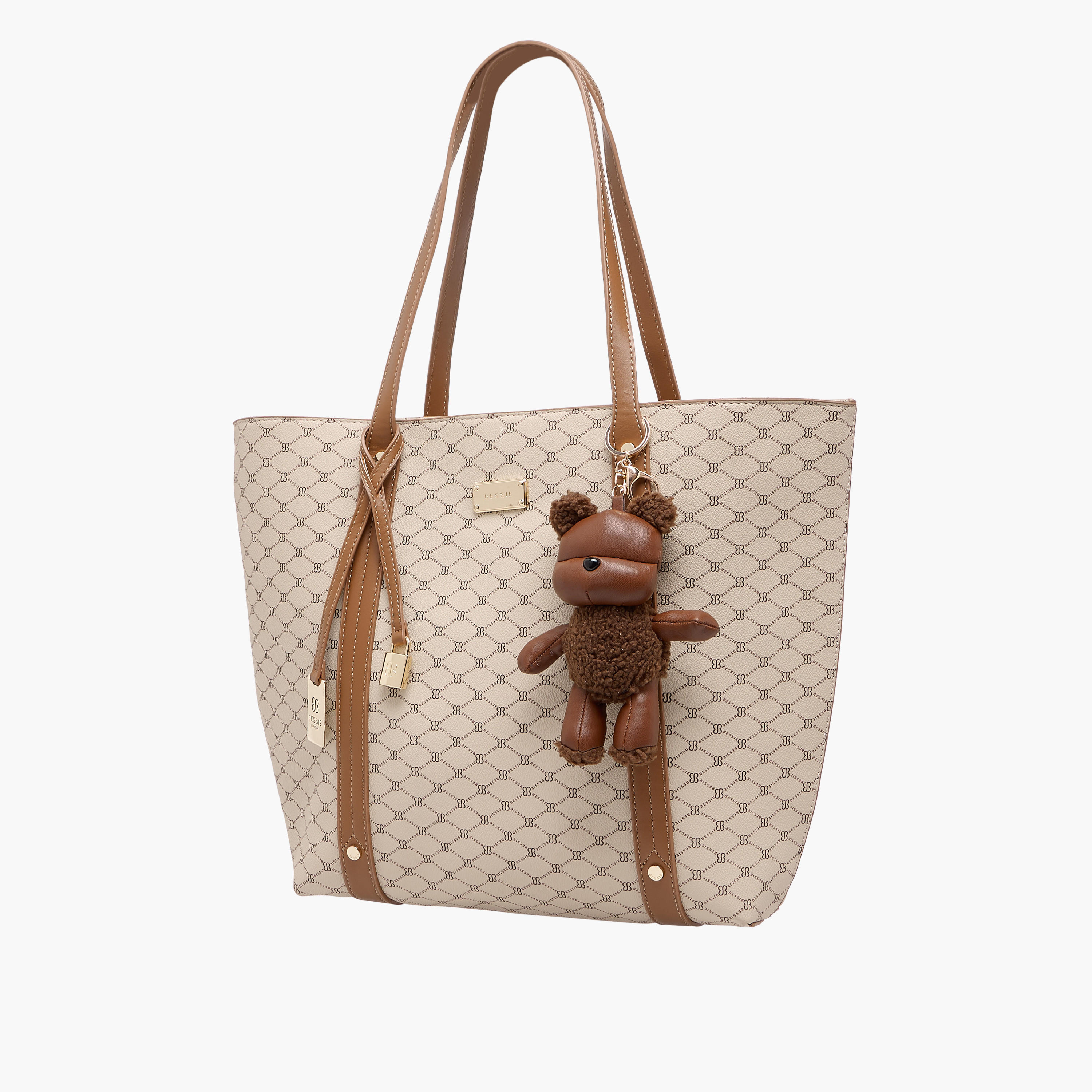 شنطة توتي بطبعات ودلاية دب من بيسي لندن-women-bagsandwallets-handbags-image-3