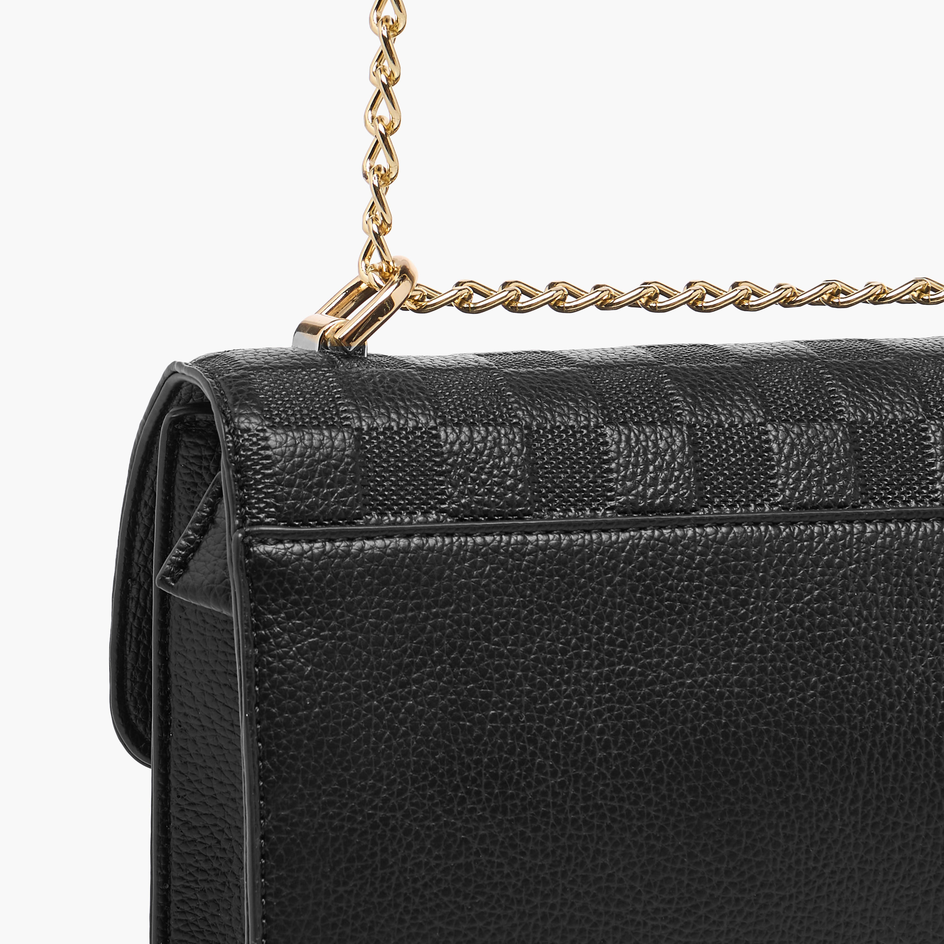 شنطة كروس بودي مربعات منقوشة بحزام سلسة من بيسي لندن-women-bagsandwallets-handbags-image-6