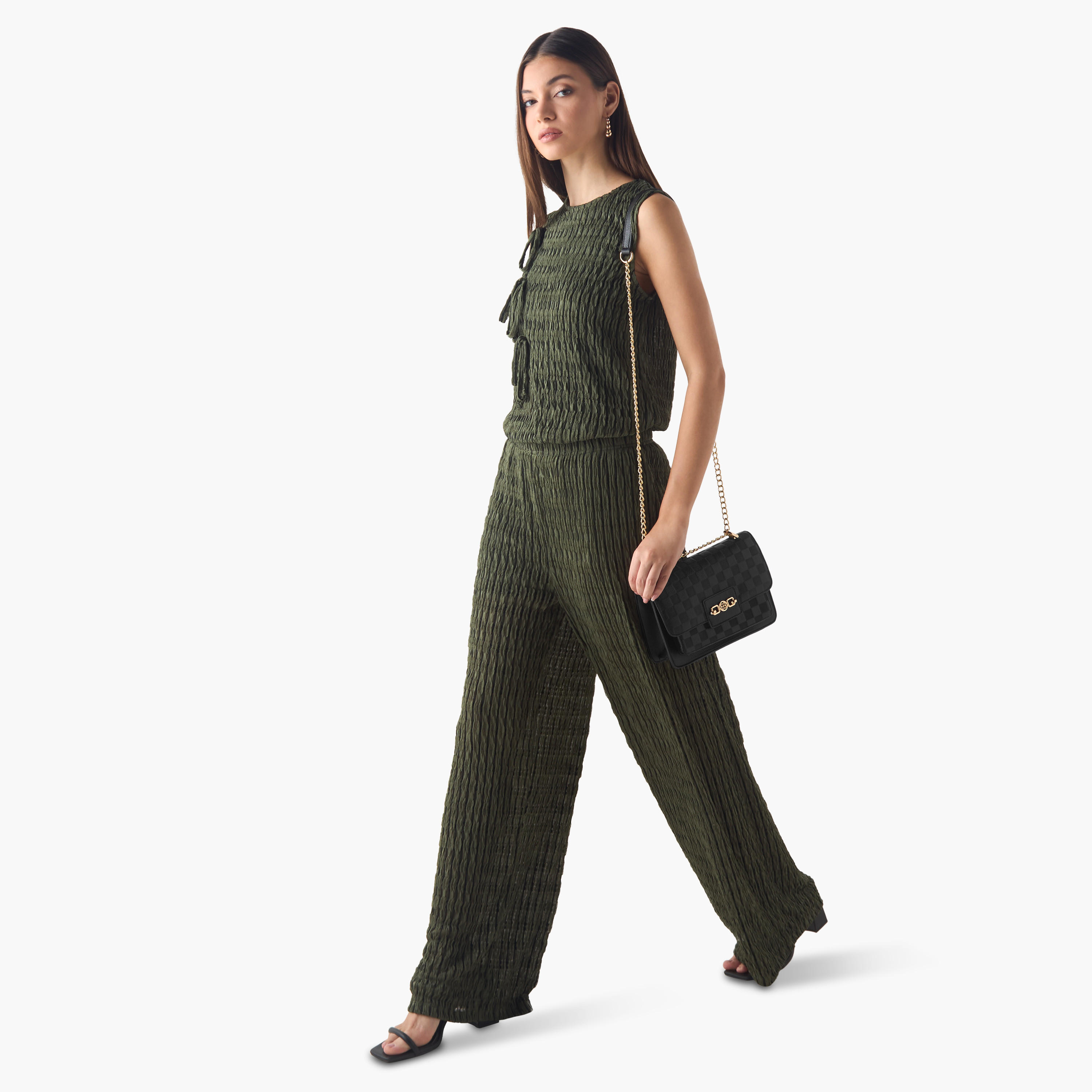 شنطة كروس بودي مربعات منقوشة بحزام سلسة من بيسي لندن-women-bagsandwallets-handbags-image-8