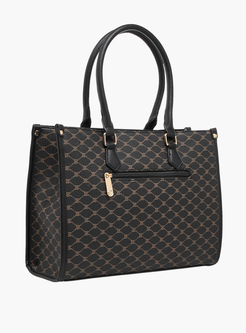 شنطة توتي بحزام قابل للفصل وطبعات مونوجرام من بيسي لندن-women-bagsandwallets-handbags-image-4