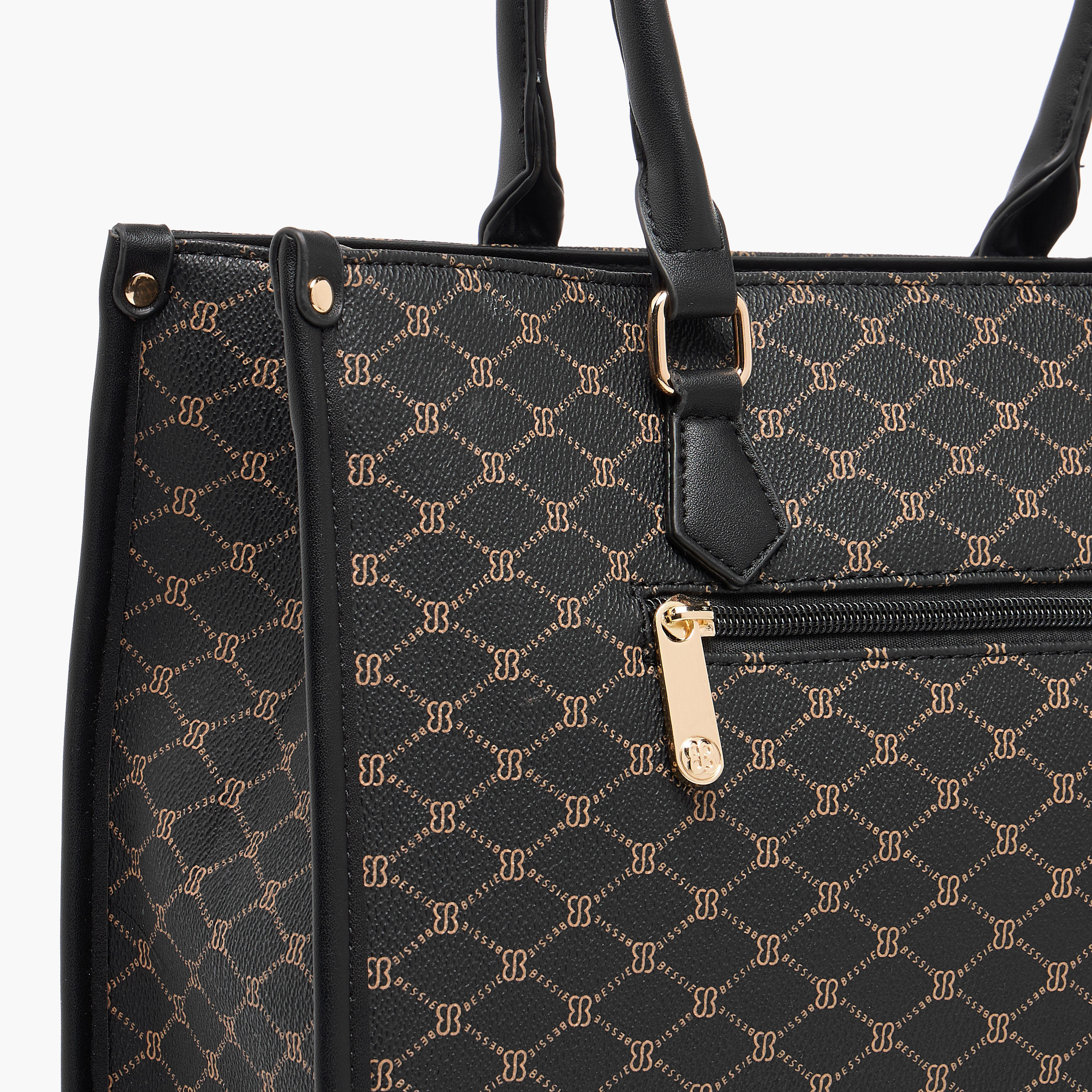 شنطة توتي بحزام قابل للفصل وطبعات مونوجرام من بيسي لندن-women-bagsandwallets-handbags-image-6