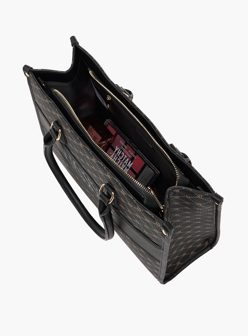 شنطة توتي بحزام قابل للفصل وطبعات مونوجرام من بيسي لندن-women-bagsandwallets-handbags-image-9